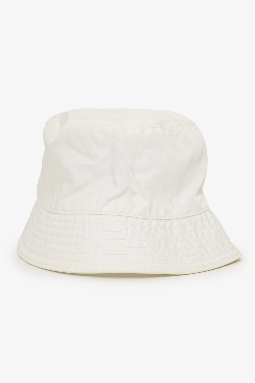 Prada White Re-Nylon Bucket Hat Size S