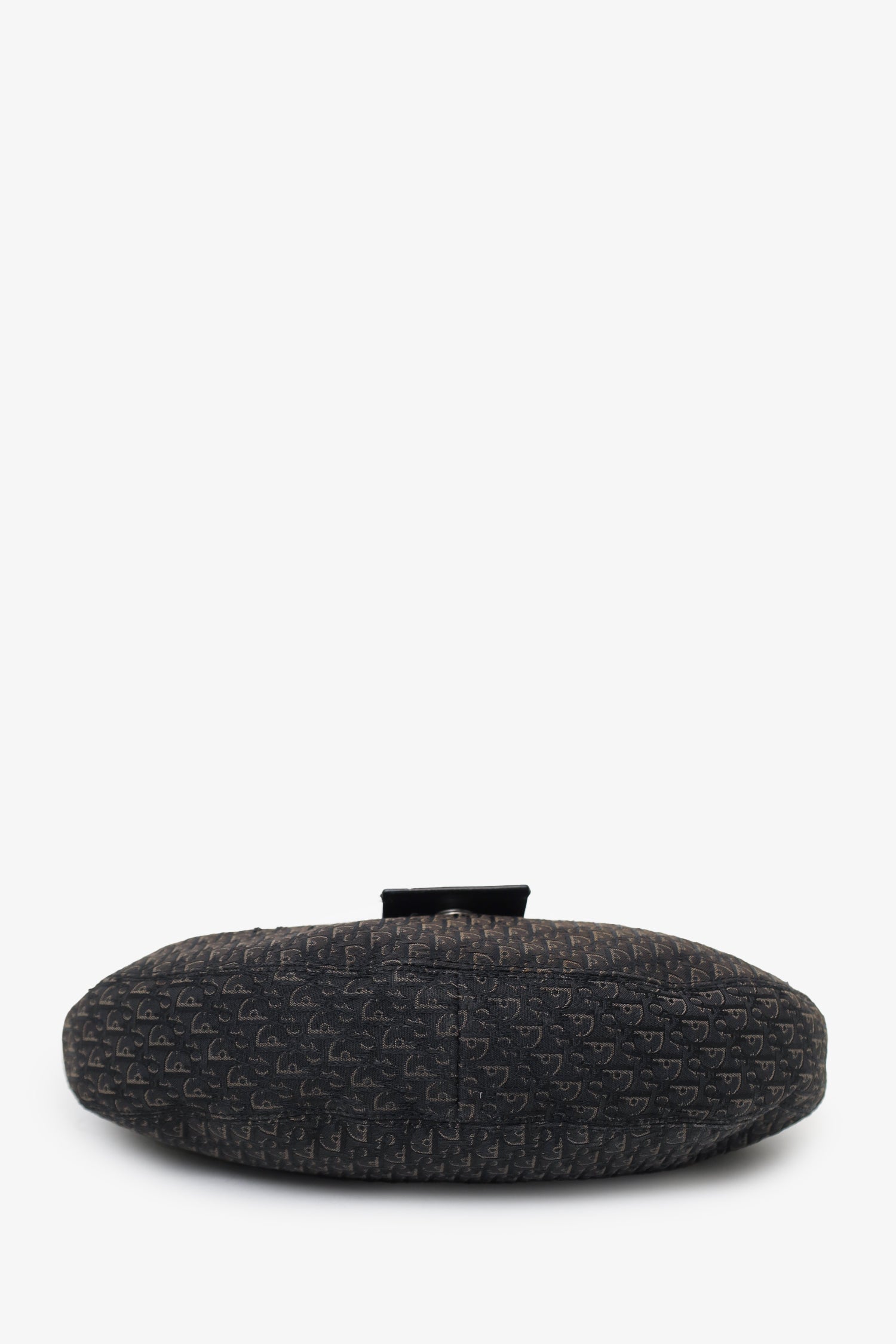 Christian Dior 2005 Black Diorissimo Canvas and Leather Street Chic Crossbody