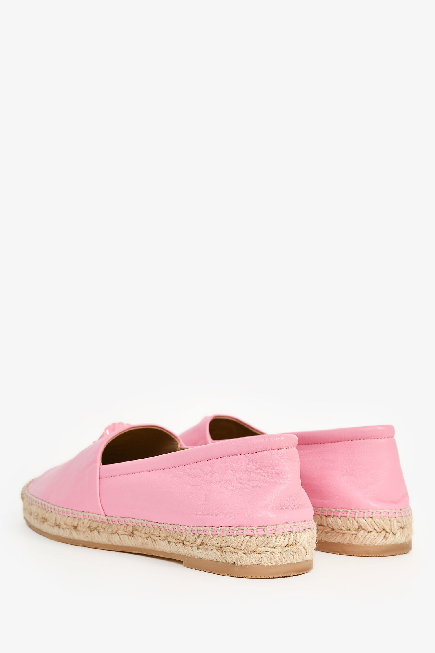 Versace Pink Medusa Head Espadrilles Size 39.5