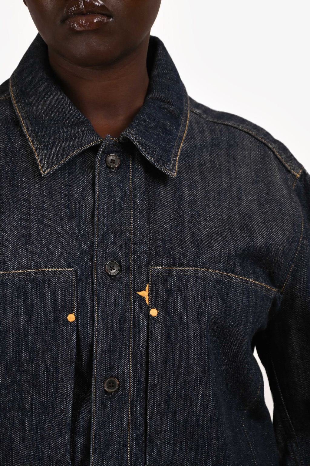 Louis Vuitton Indigo Denim Zip Jacket Size 56 Mens