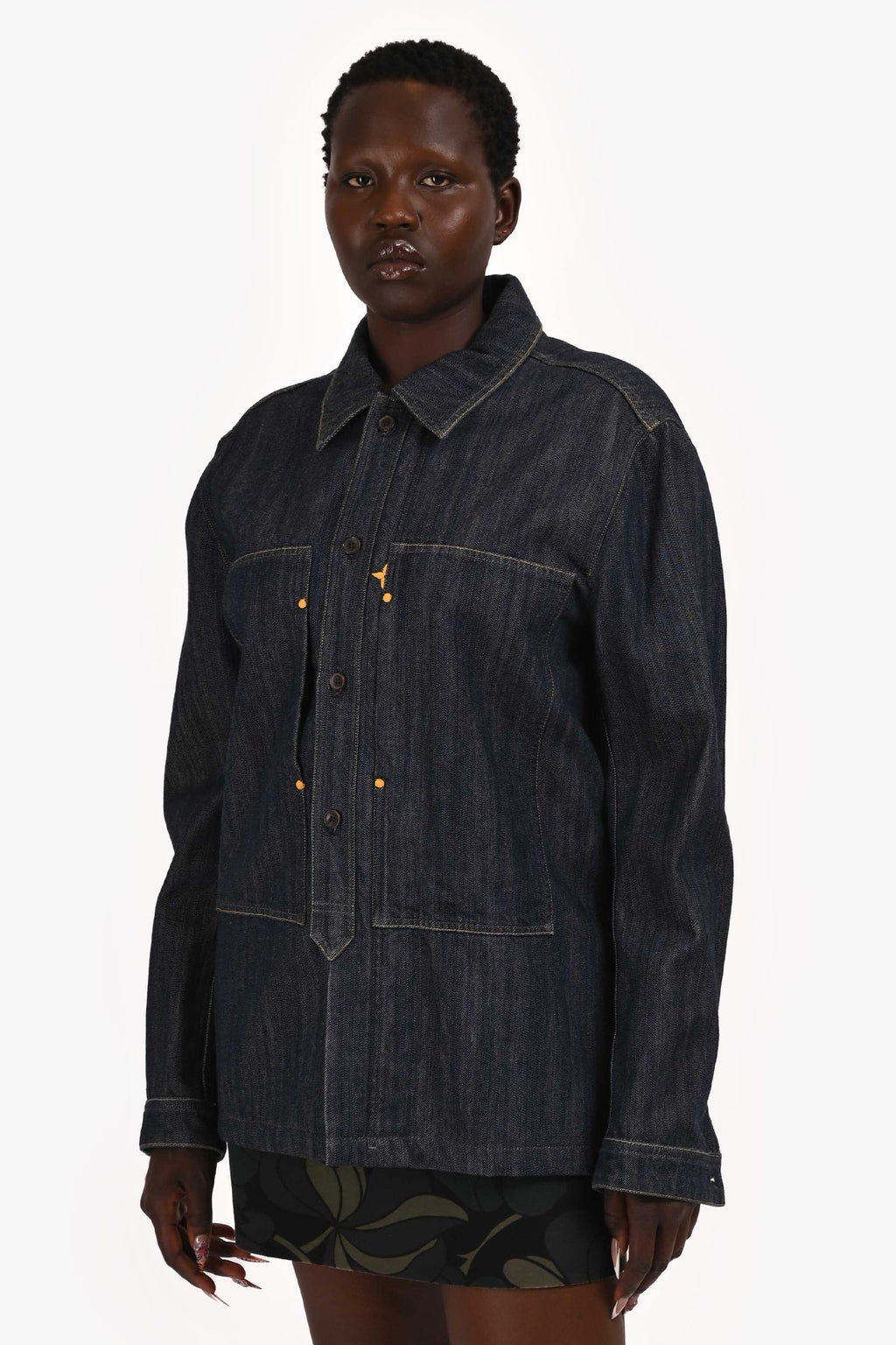 Louis Vuitton Indigo Denim Zip Jacket Size 56 Mens