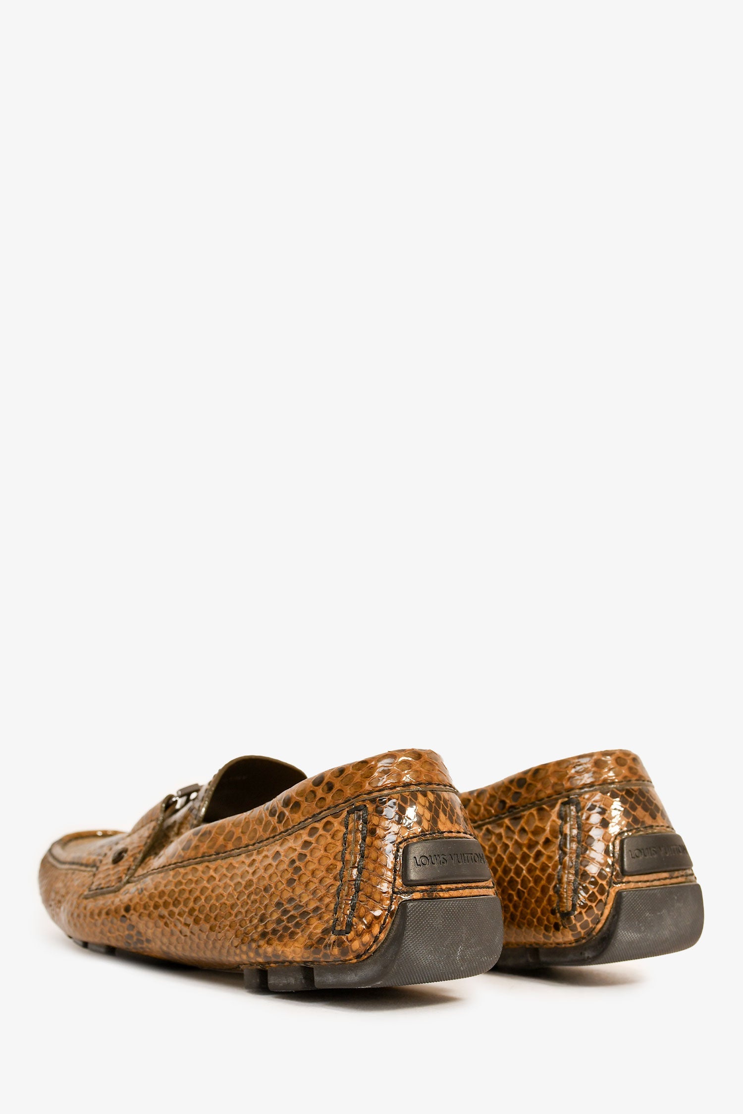 Louis Vuitton Green Python Logo Size 9.5 Mens