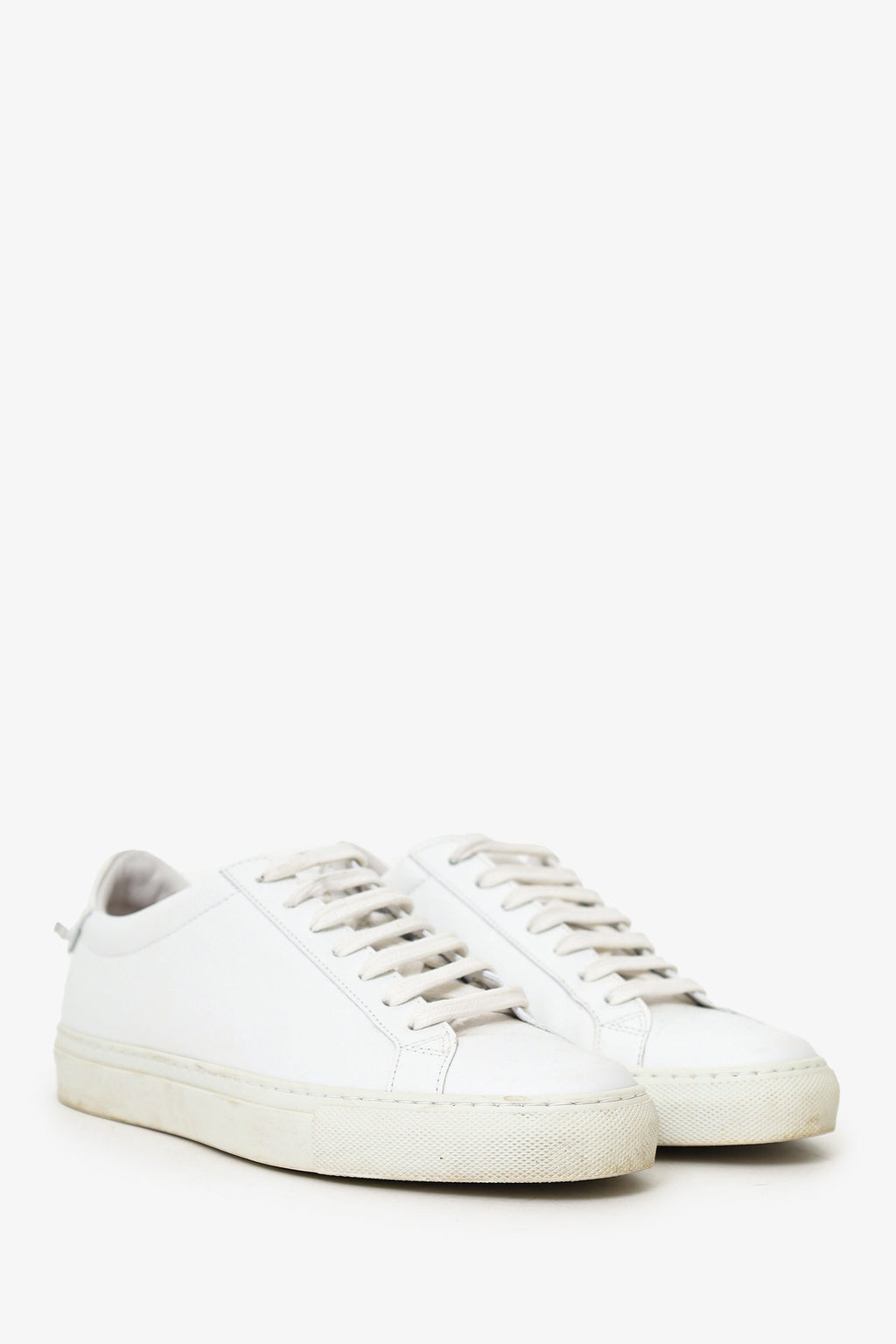 Givnechy White Leather Low Top Sneakers Size 38