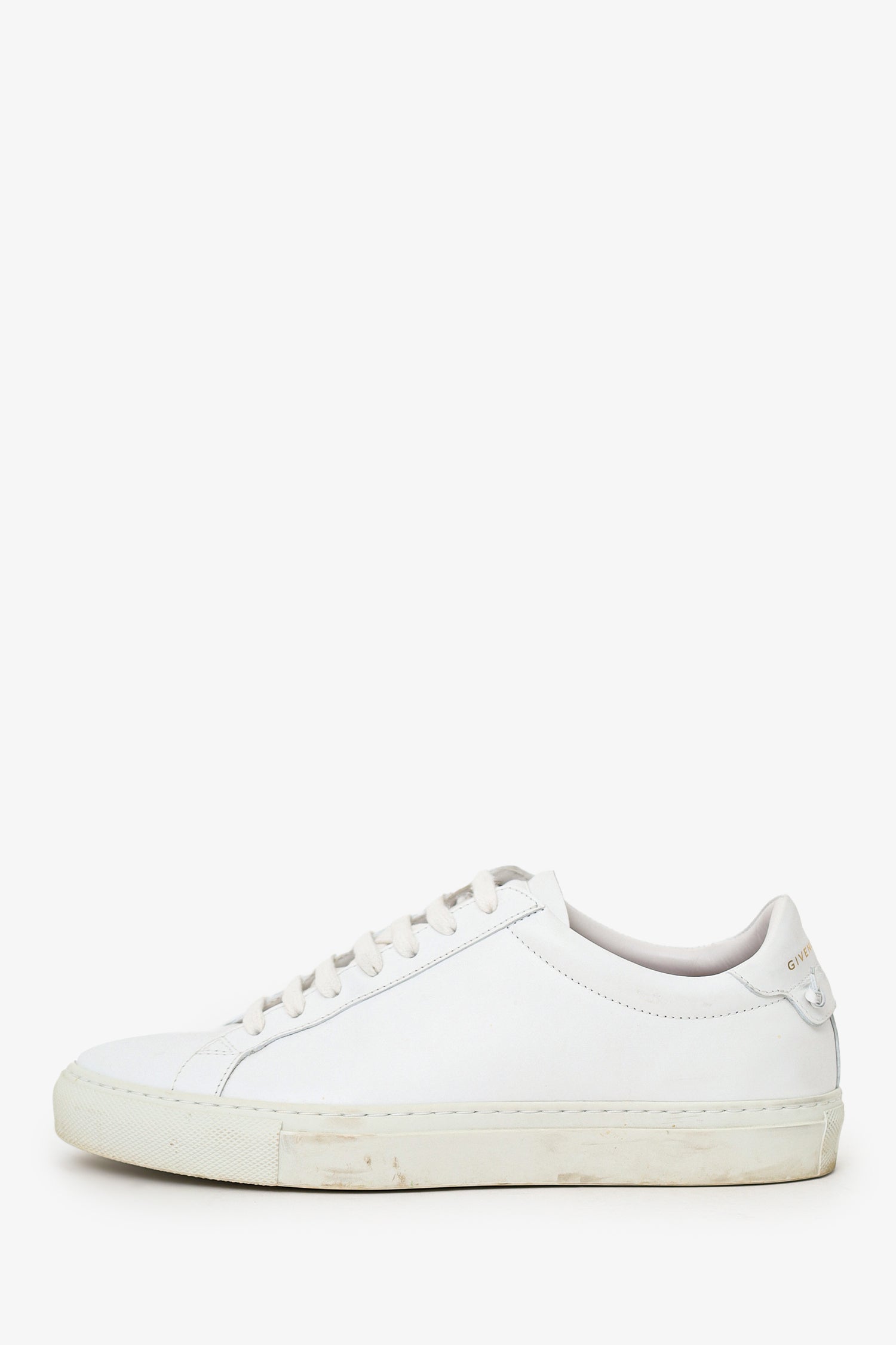 Givnechy White Leather Low Top Sneakers Size 38