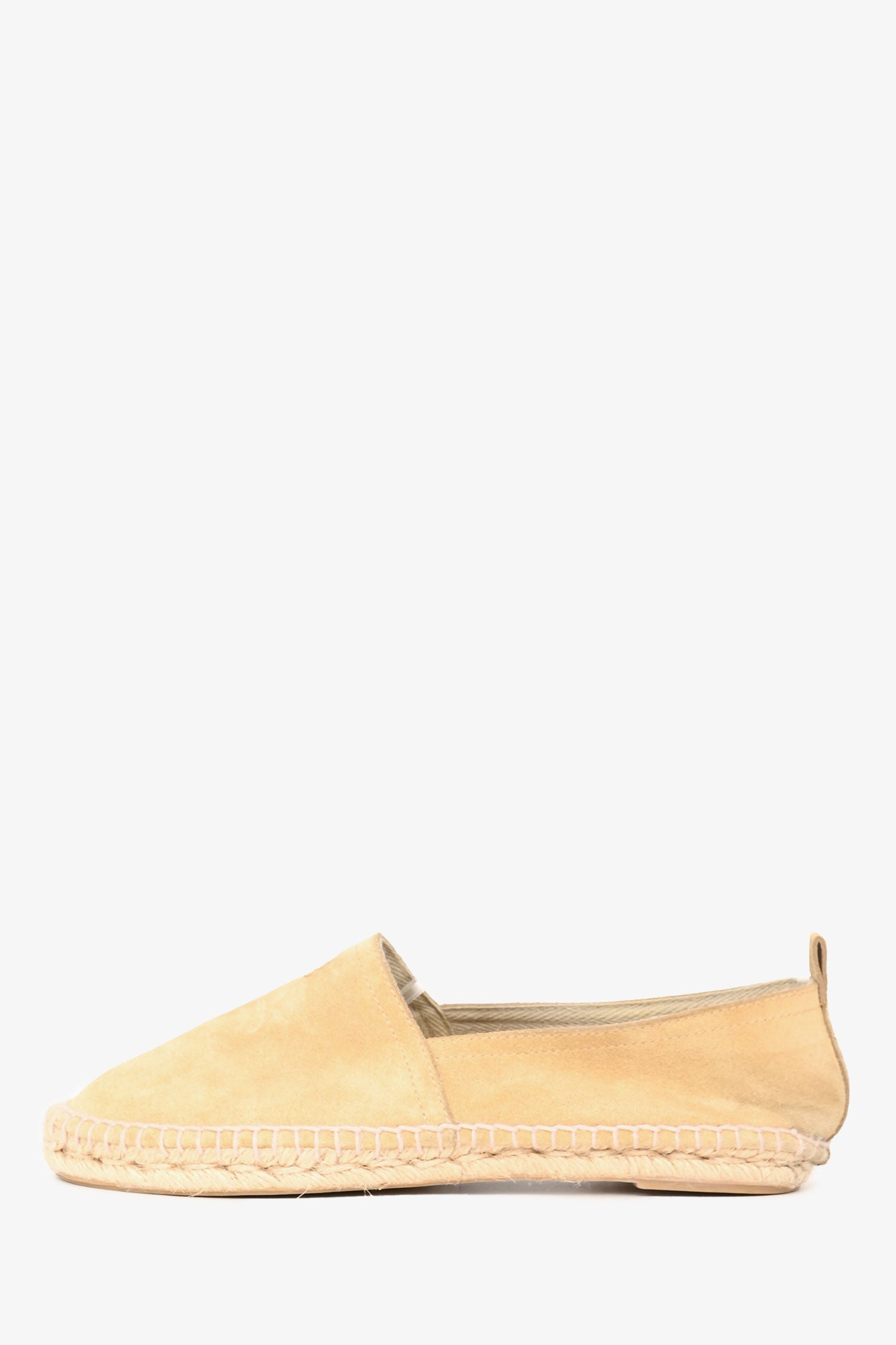 Loewe Beige Suede Leather Espadrilles Flats Size 40