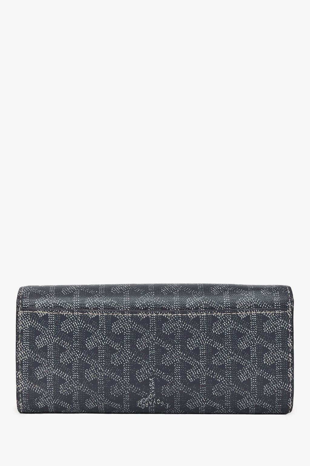 Goyard Grey Canvas/Leather Goyardine Long Wallet