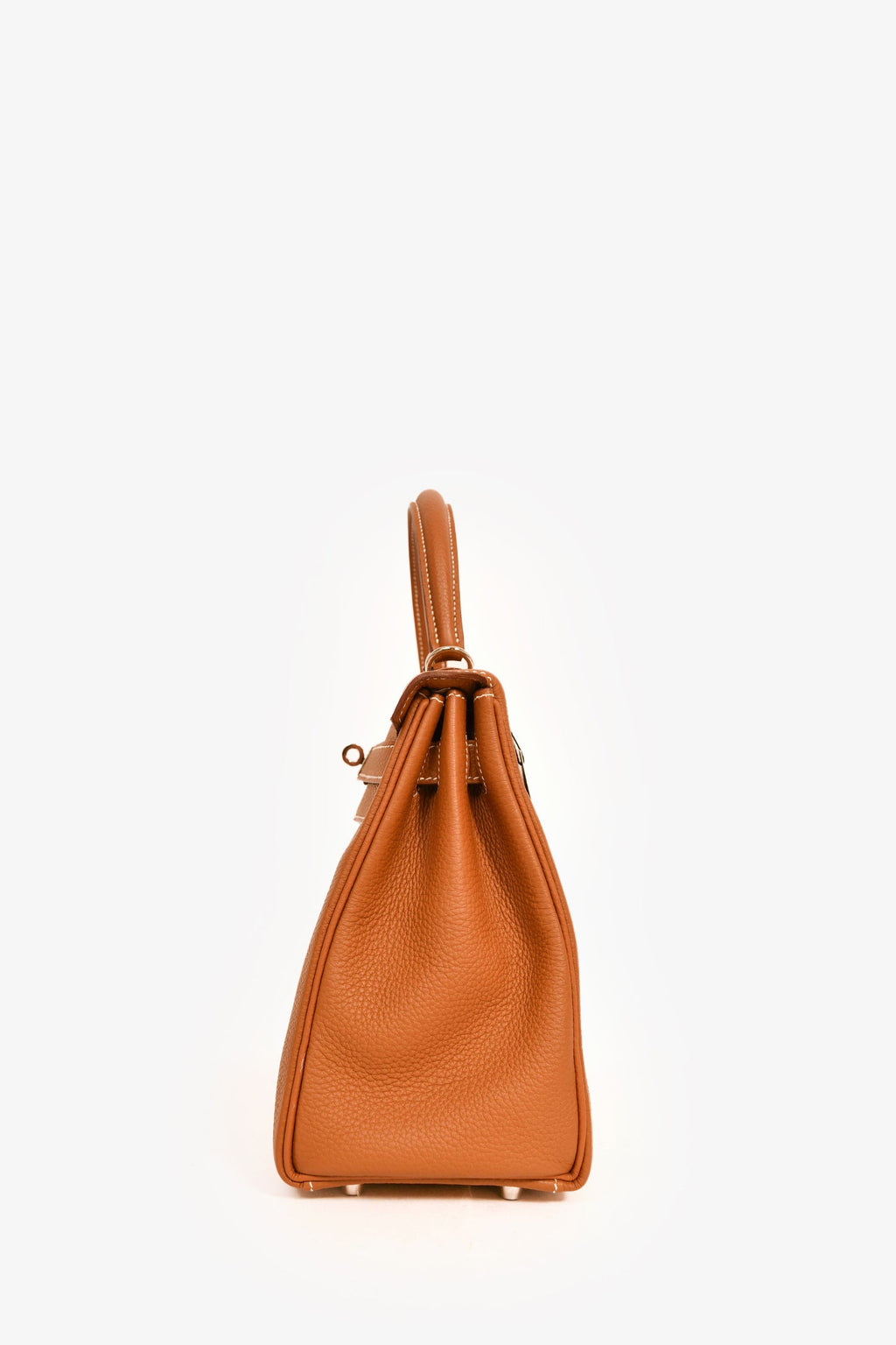 Hermès 2021 Gold Togo Leather Retourne Kelly 28 with Strap