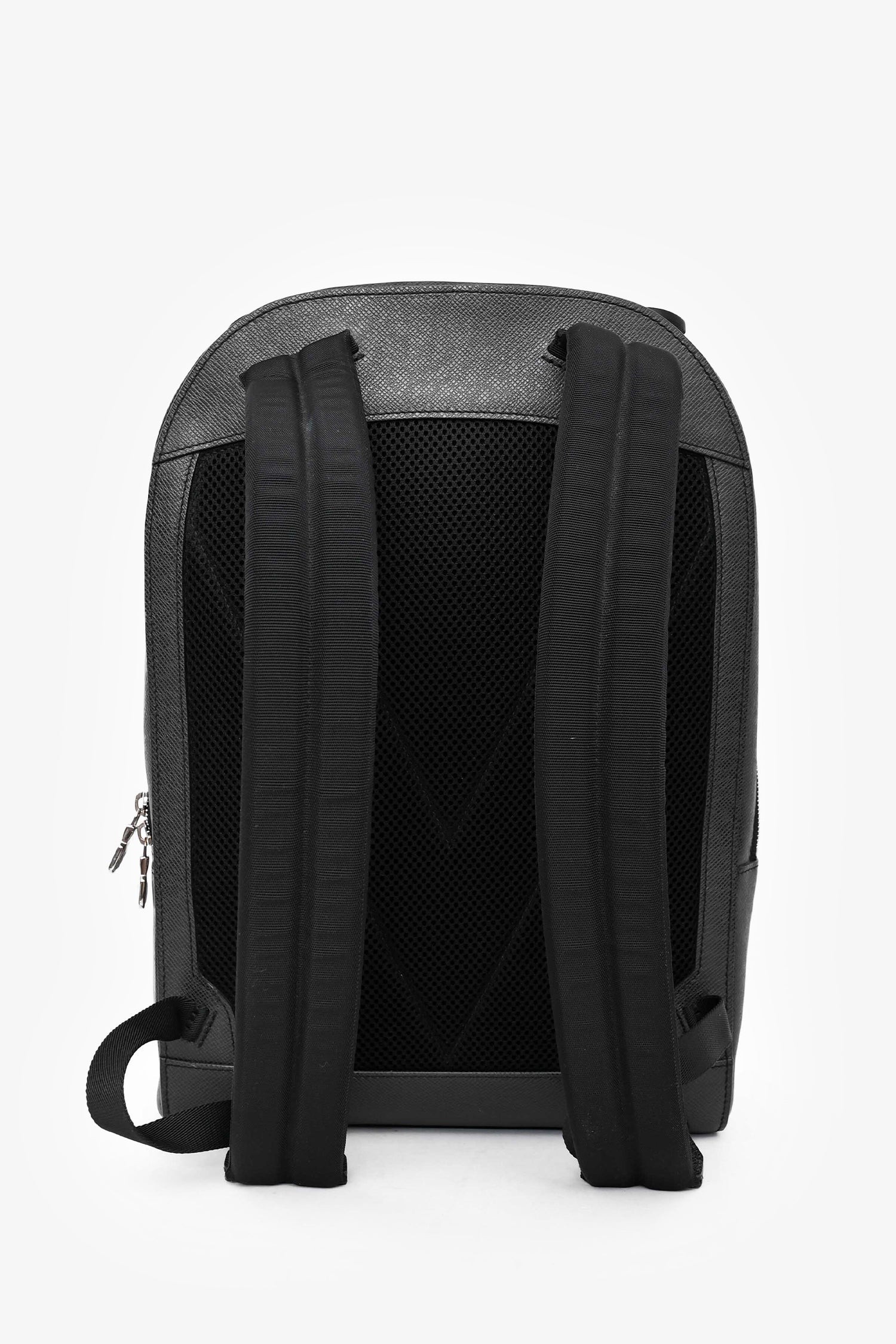 Louis Vuitton 2017 Grey/Blue Leather Taiga Anton Backpack