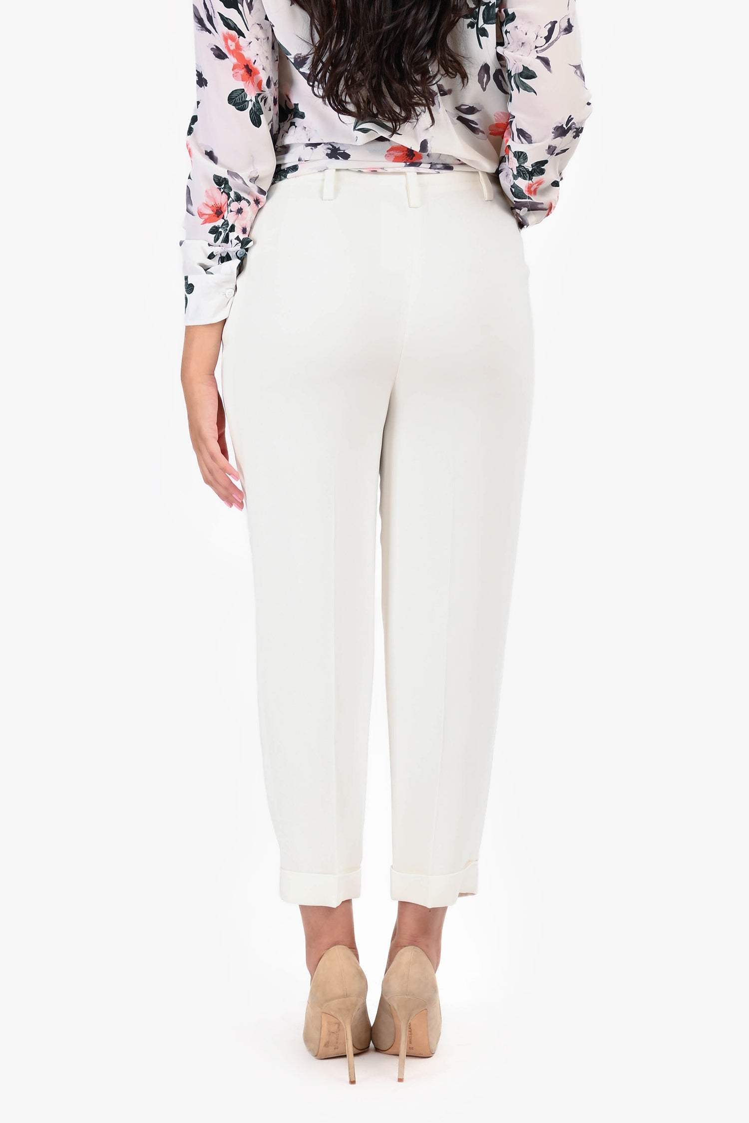 Lanvin 2015 White Trousers Size 36
