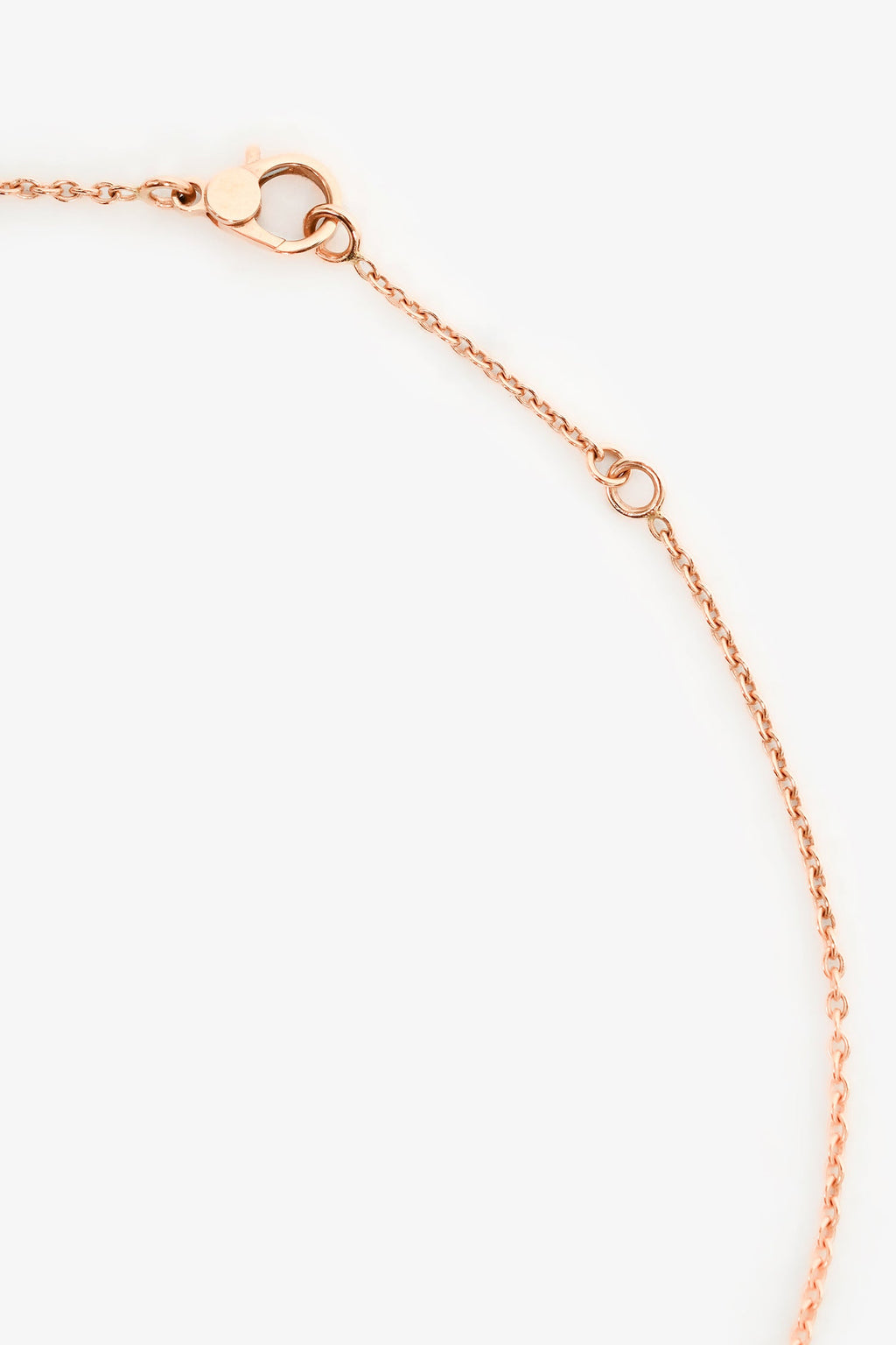 Hermès 2025 18K Rose Gold Diamond Finesse Pendant Necklace