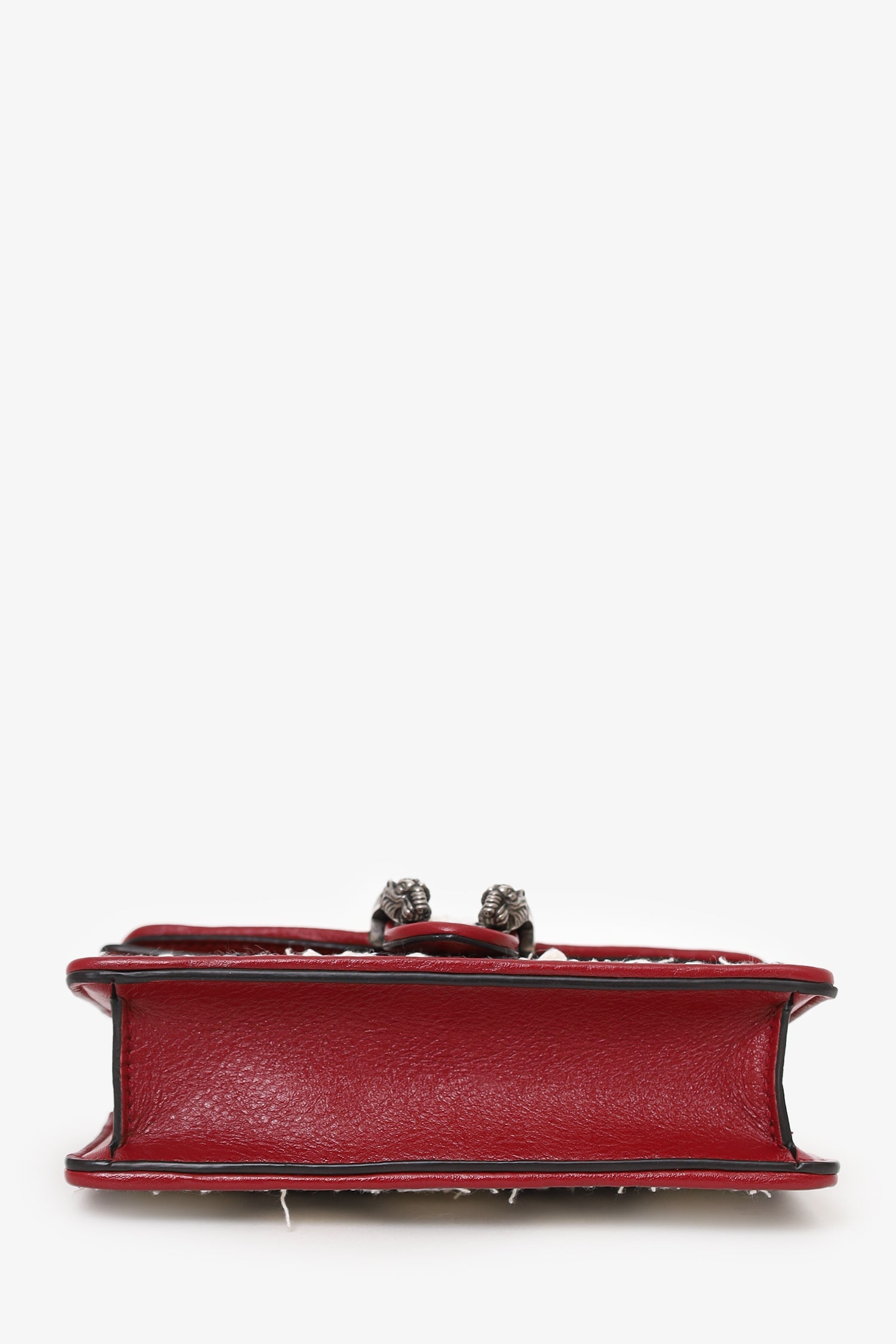 Gucci Cream/Black Tweed GG Monogram Mini Dionysus Crossbody Bag