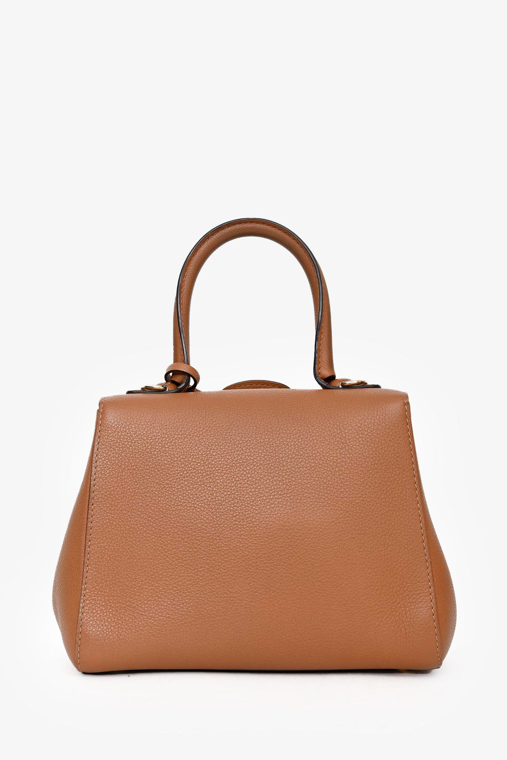 Delvaux Brown Calf Leather Brillant Mini Bag With Strap