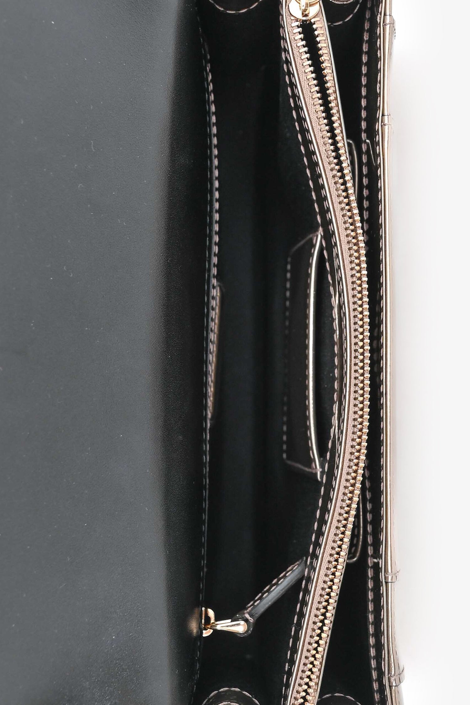 Bvlgari Bronze Patent Leather Medium Serpenti Forever Shoulder Bag