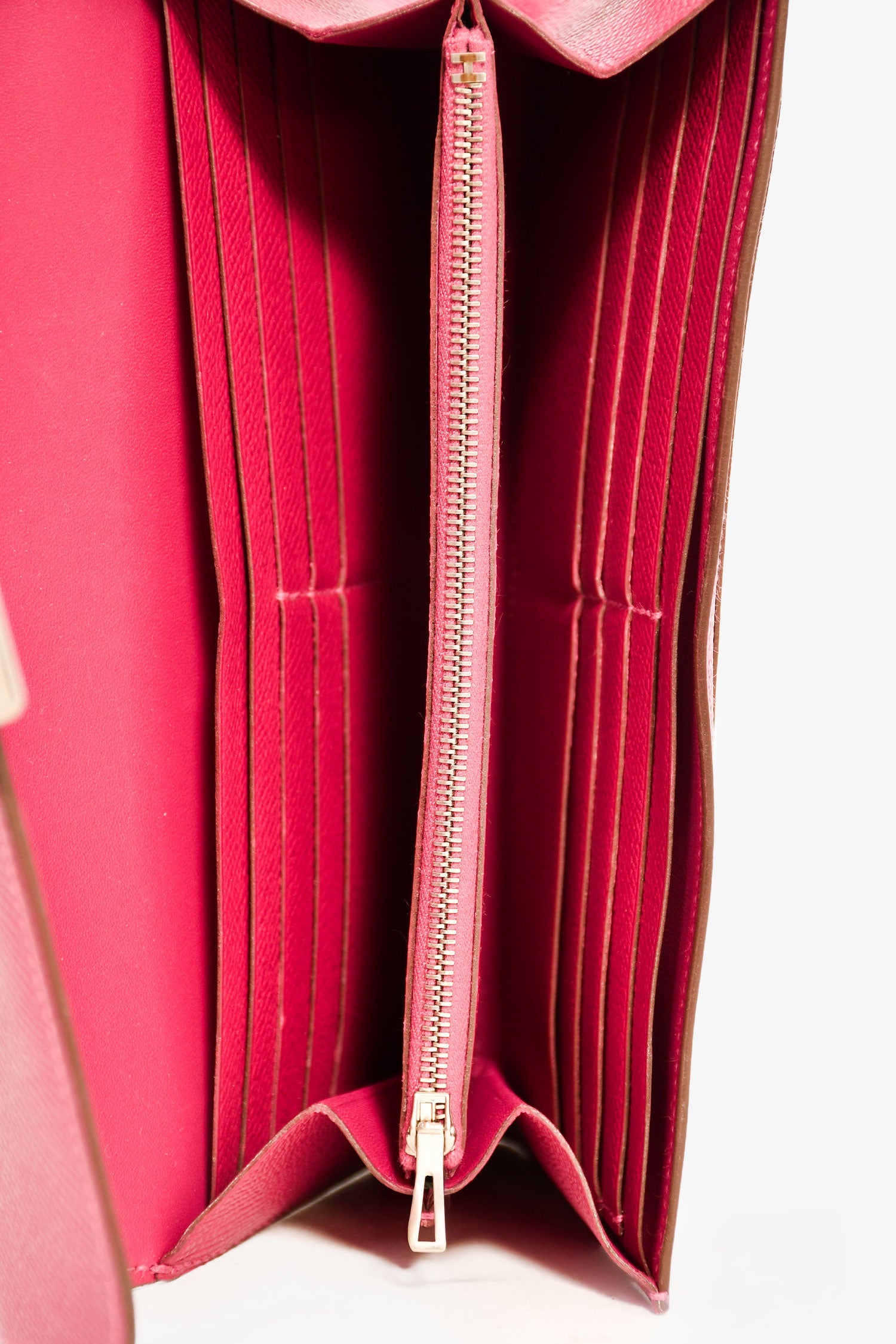 Hermès 2012 Purple Epsom Leather Constance Long Wallet