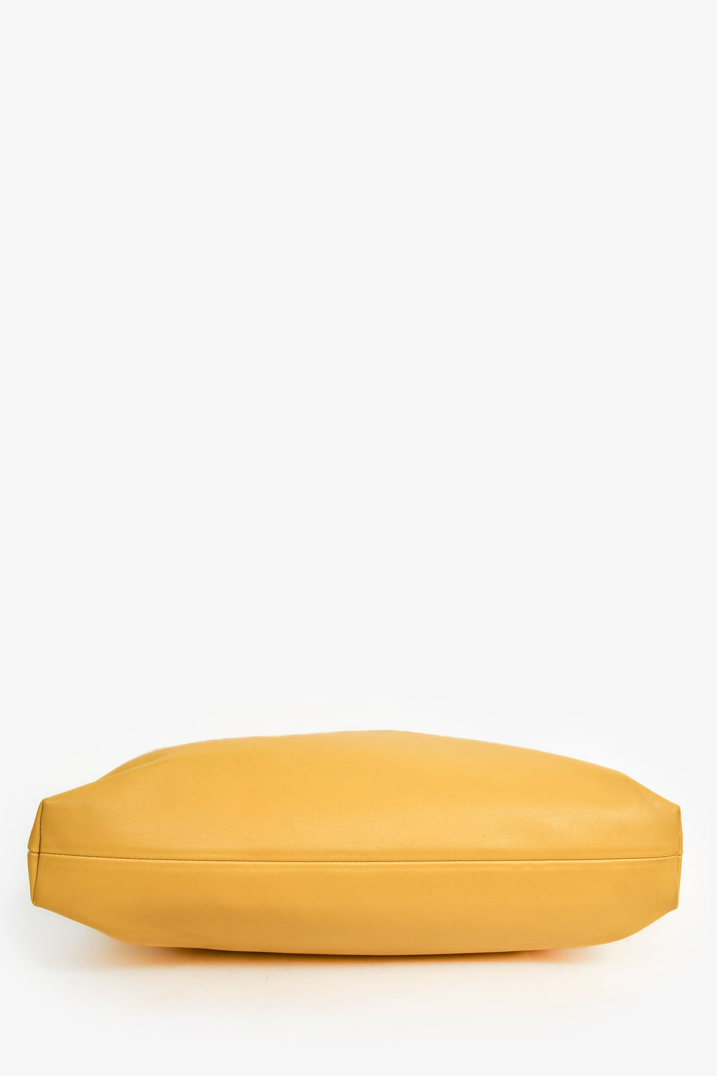 Miu Miu Dark Yellow Soft Leather Chain Link Shoulder Bag