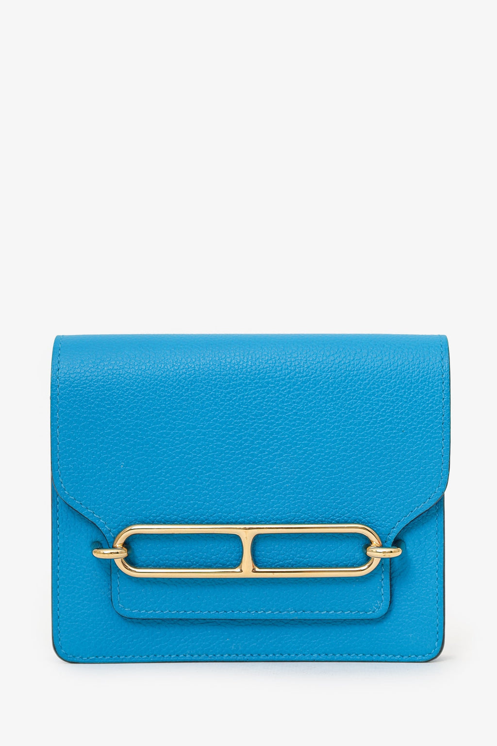 Hermès 2021 Blue Frida Evercolor Roulis Slim With Pouch