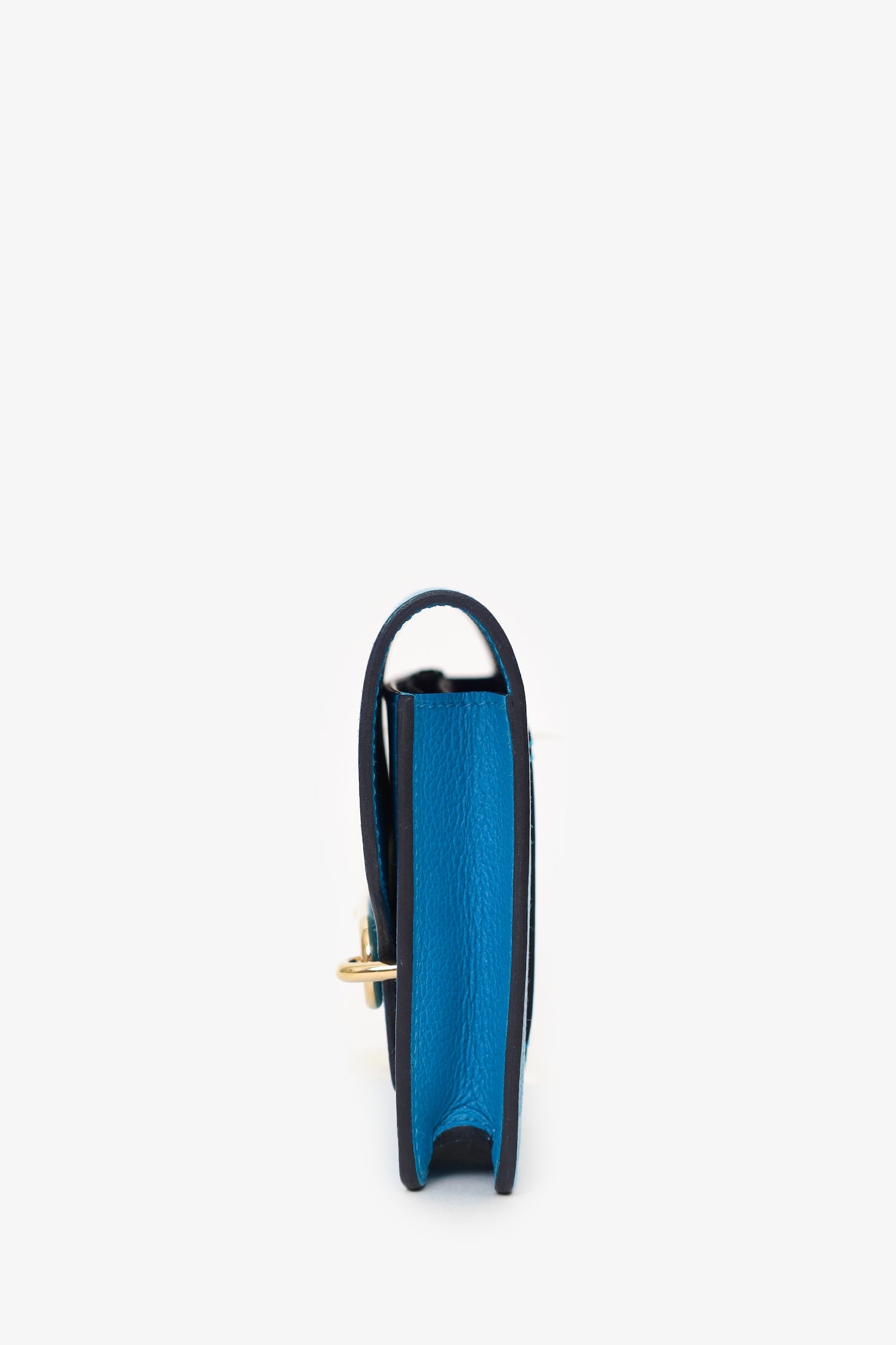 Hermès 2021 Blue Frida Evercolor Roulis Slim With Pouch