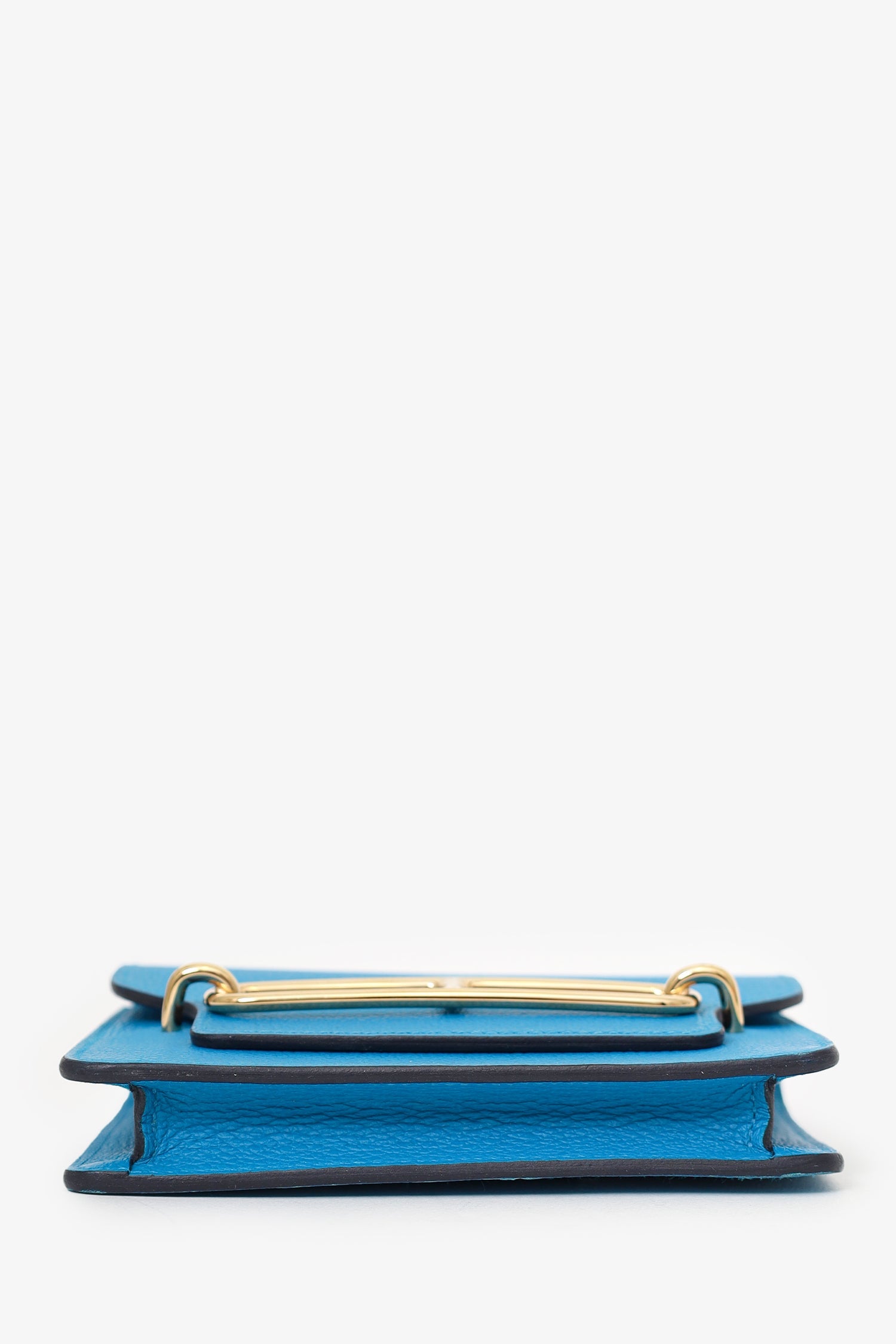 Hermès 2021 Blue Frida Evercolor Roulis Slim With Pouch