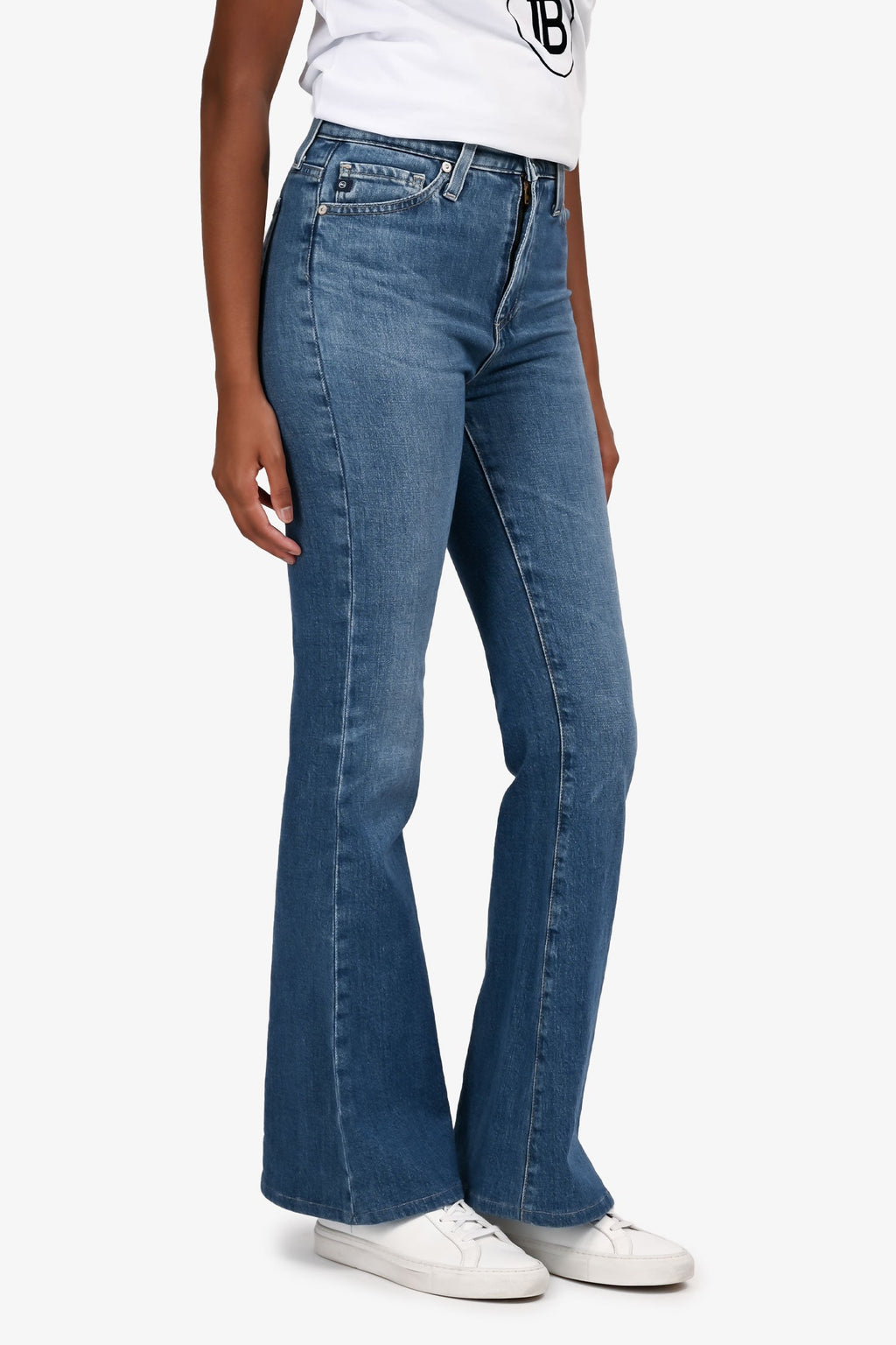 AG Light Blue 'Madi' High Rise Flare Jeans Size 23