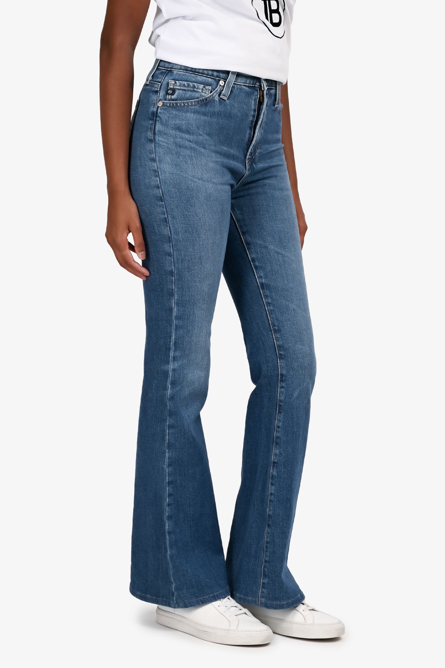 AG Light Blue 'Madi' High Rise Flare Jeans Size 23