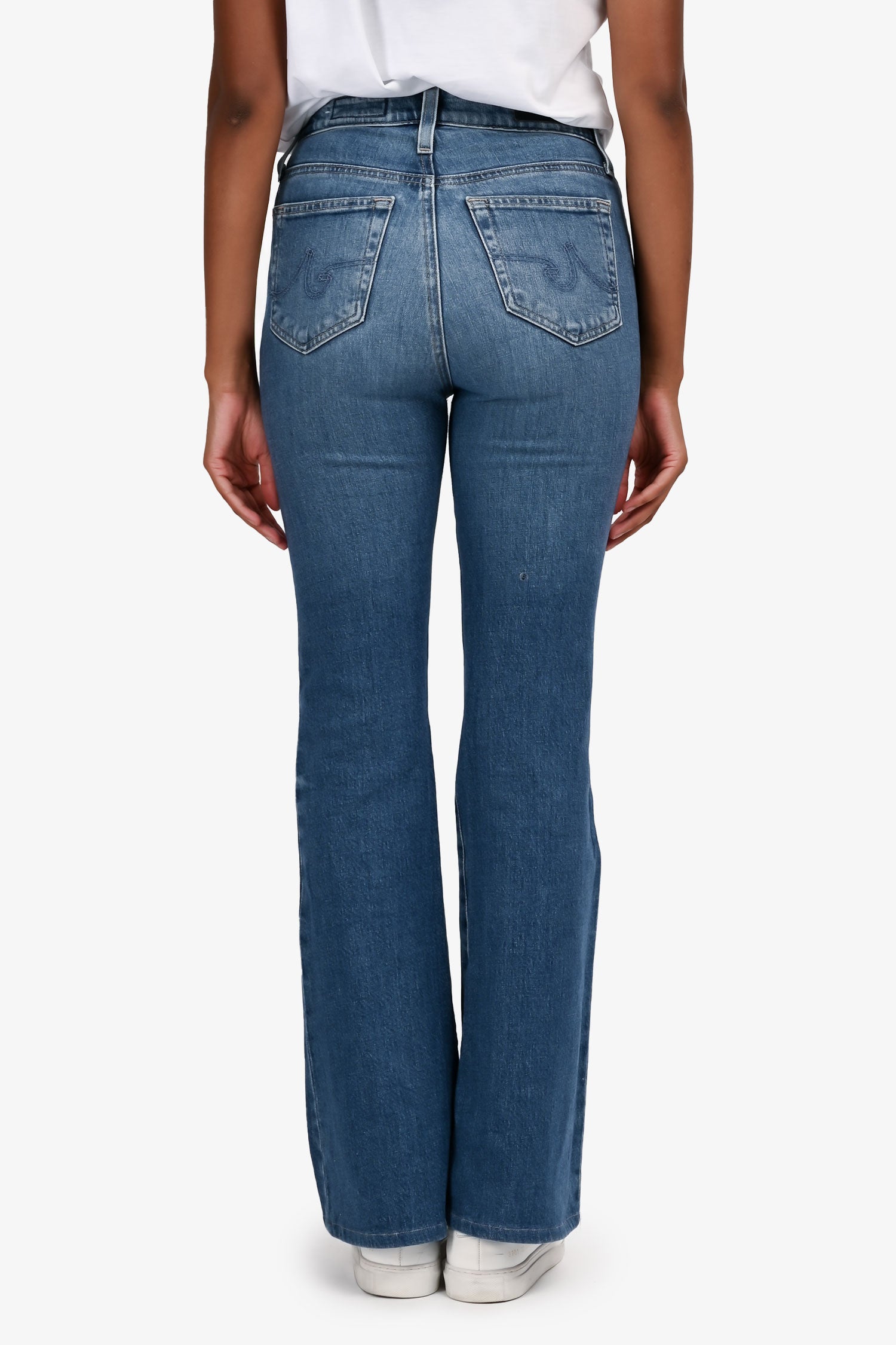AG Light Blue 'Madi' High Rise Flare Jeans Size 23