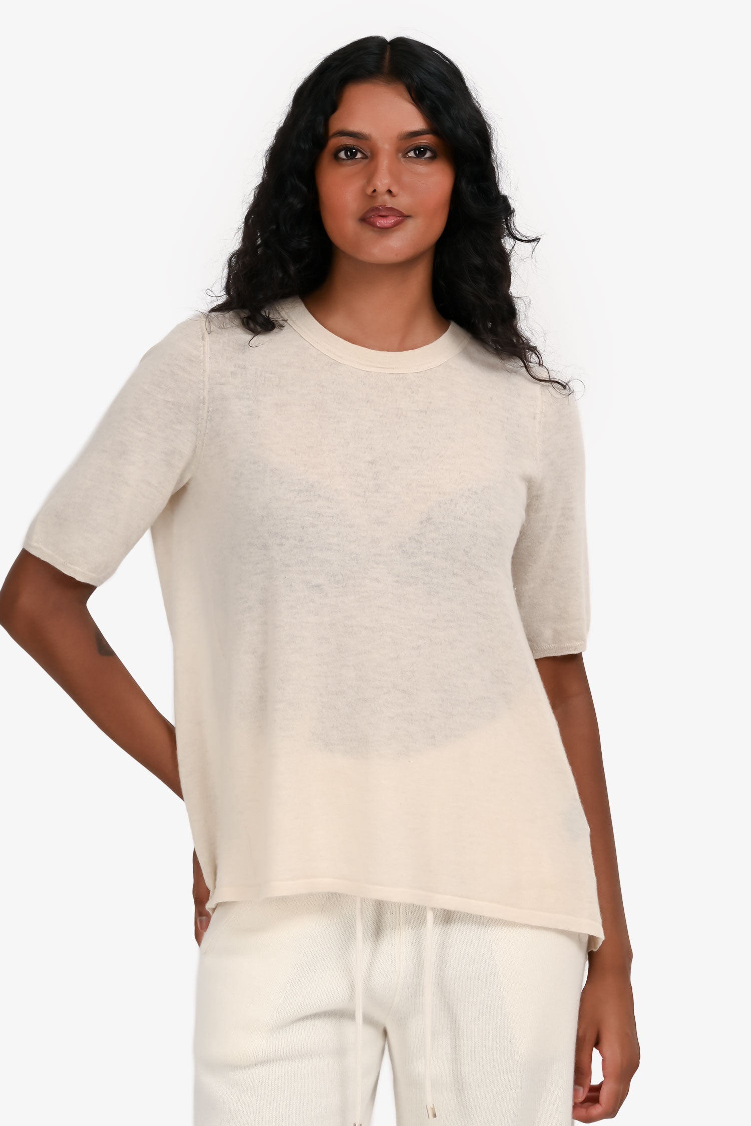 Isabel Marant Cashmere Crew Neck Open Back Top Size 40