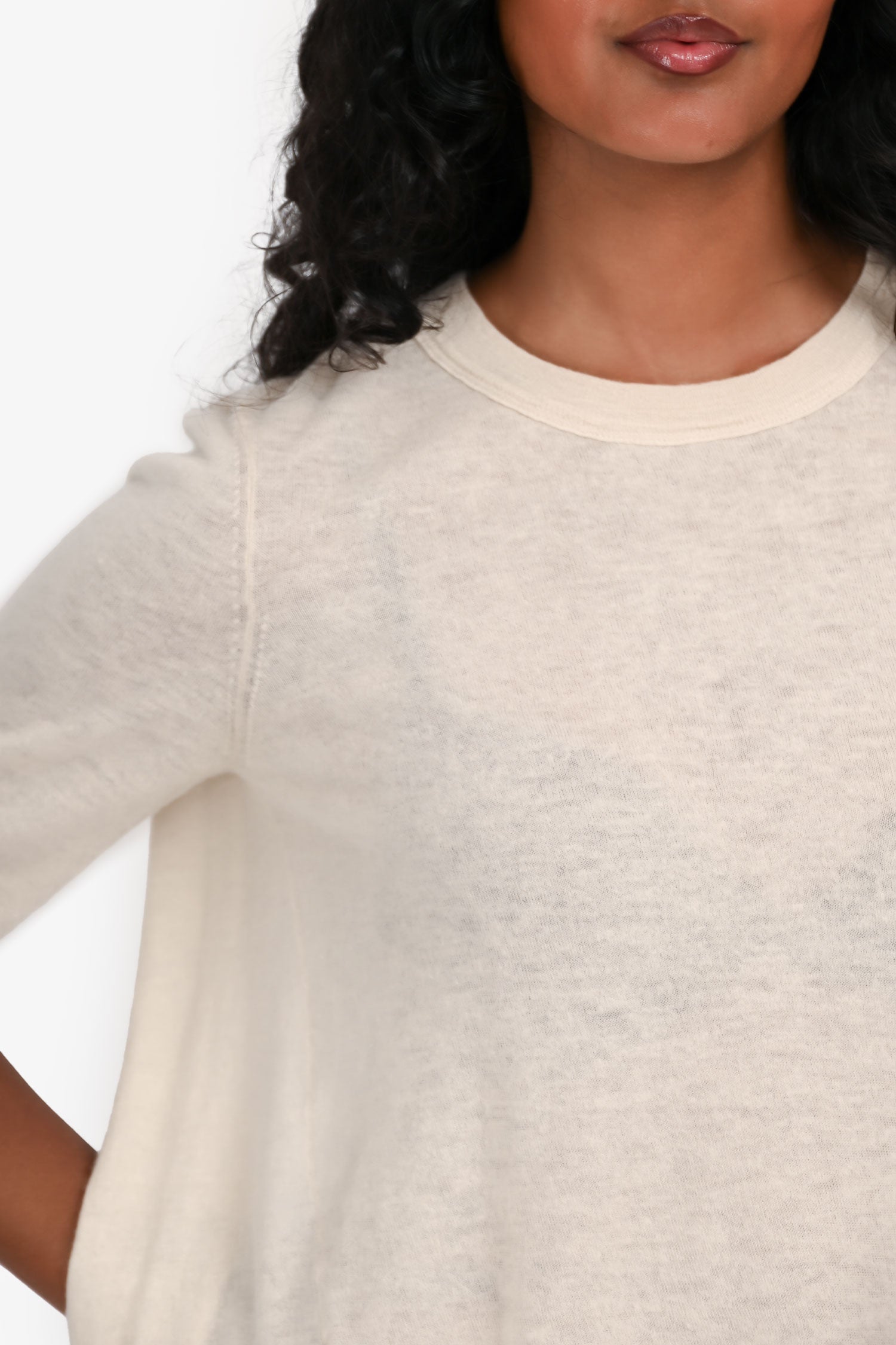 Isabel Marant Cashmere Crew Neck Open Back Top Size 40