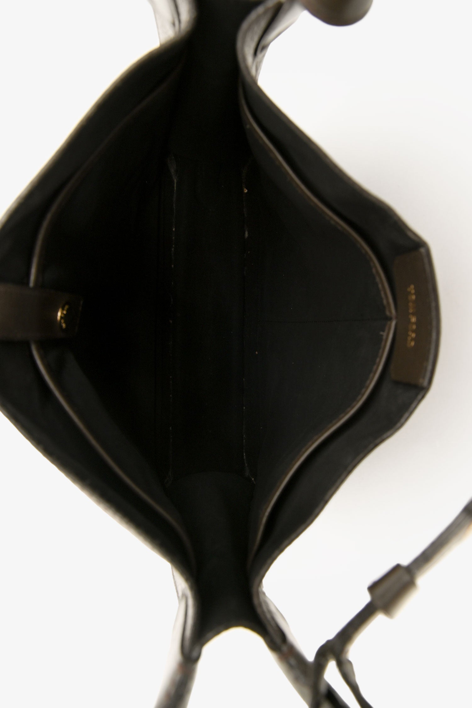 Tom Ford Brown Leather Oversized Crossbody Bag