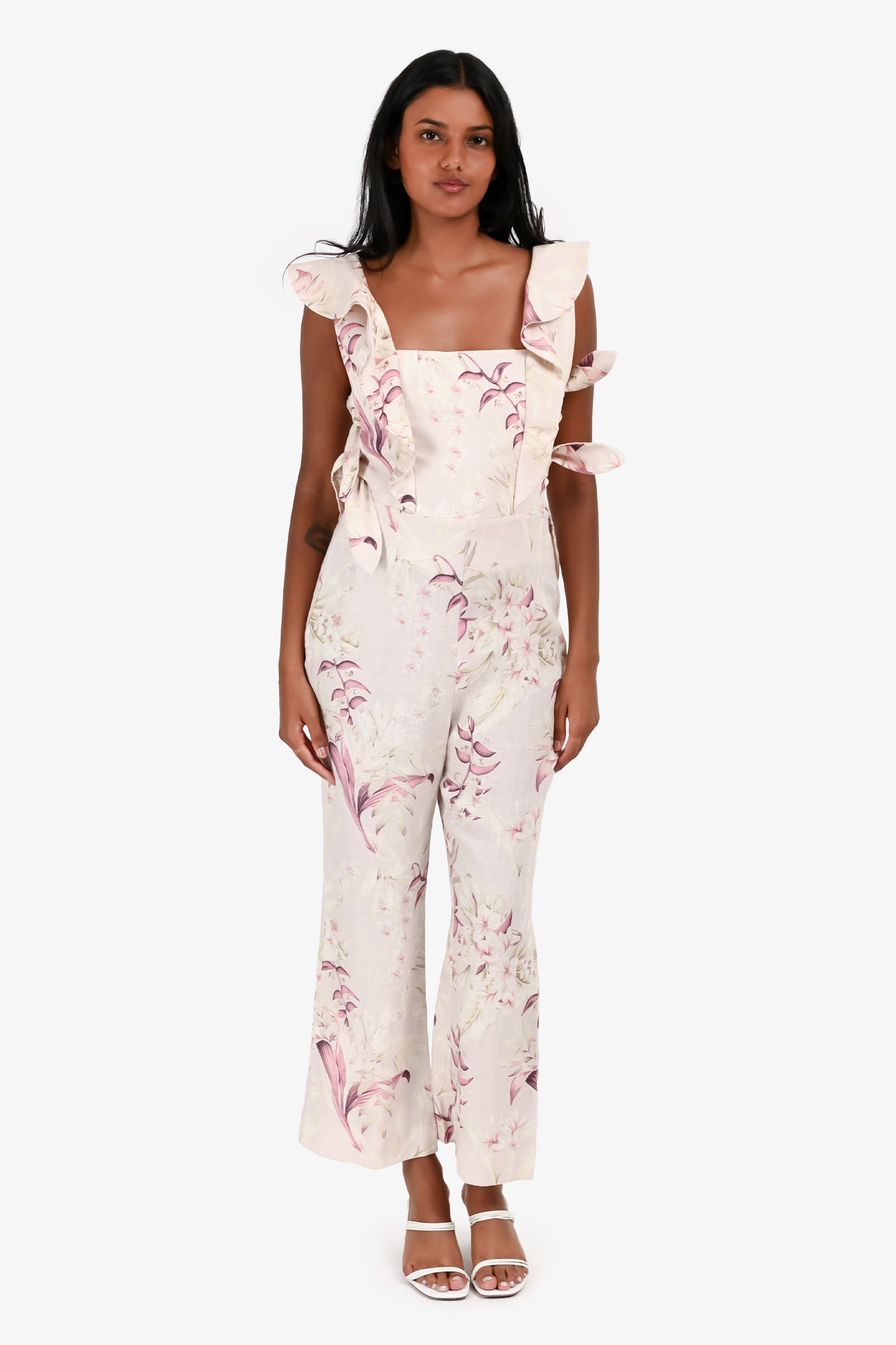 Zimmermann Multicolour Floral Print Jumpsuit Size 1