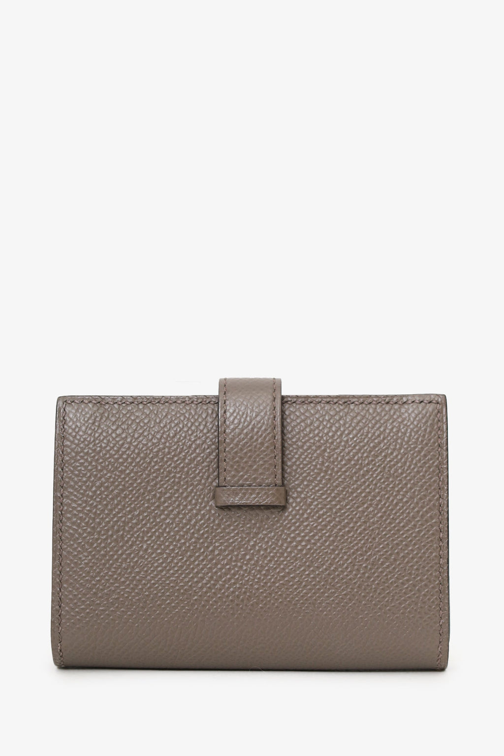 Hermès 2022 Étoupe Epsom Leather Bearn  Holder