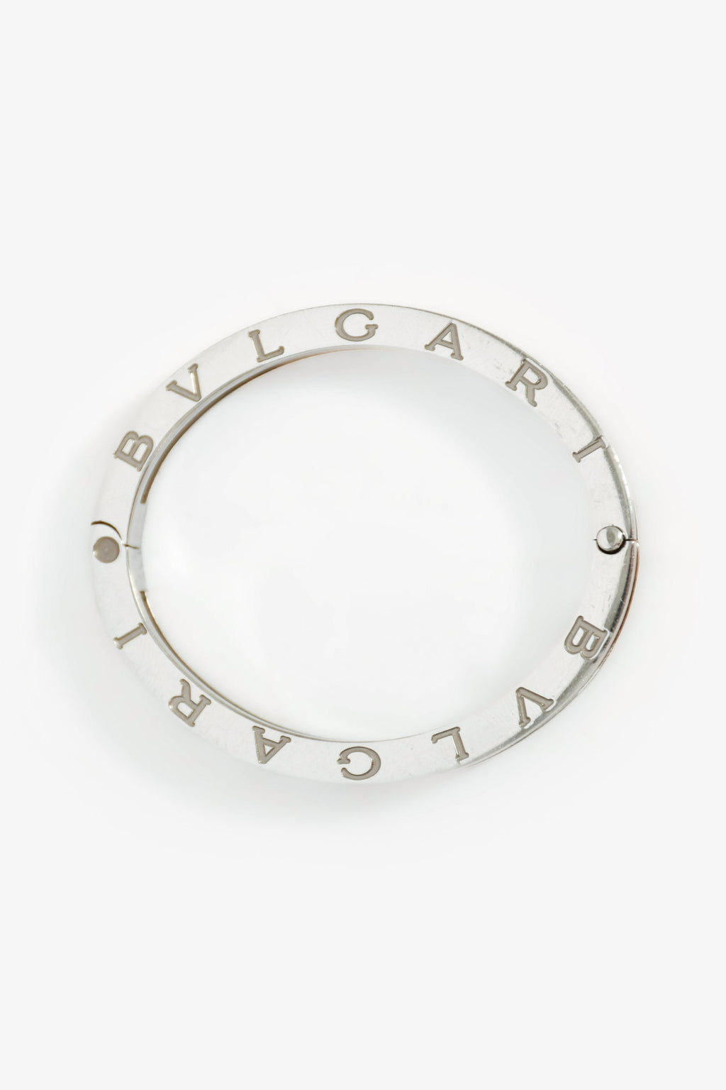 Bvlgari Stainless Steel/18K Yellow Gold B.Zero1 Bangle Bracelet
