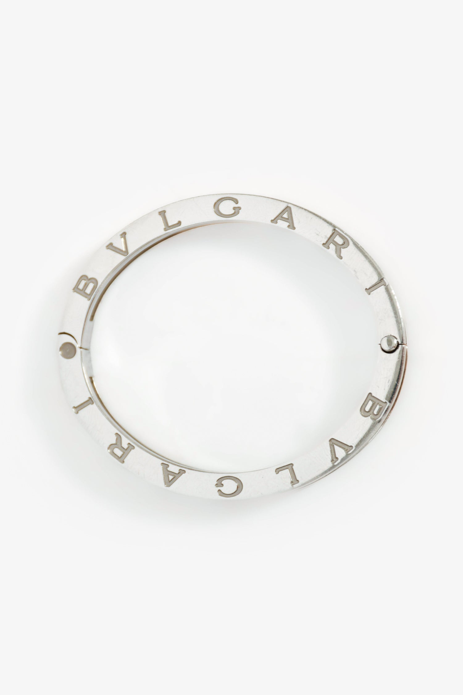 Bvlgari Stainless Steel/18K Yellow Gold B.Zero1 Bangle Bracelet