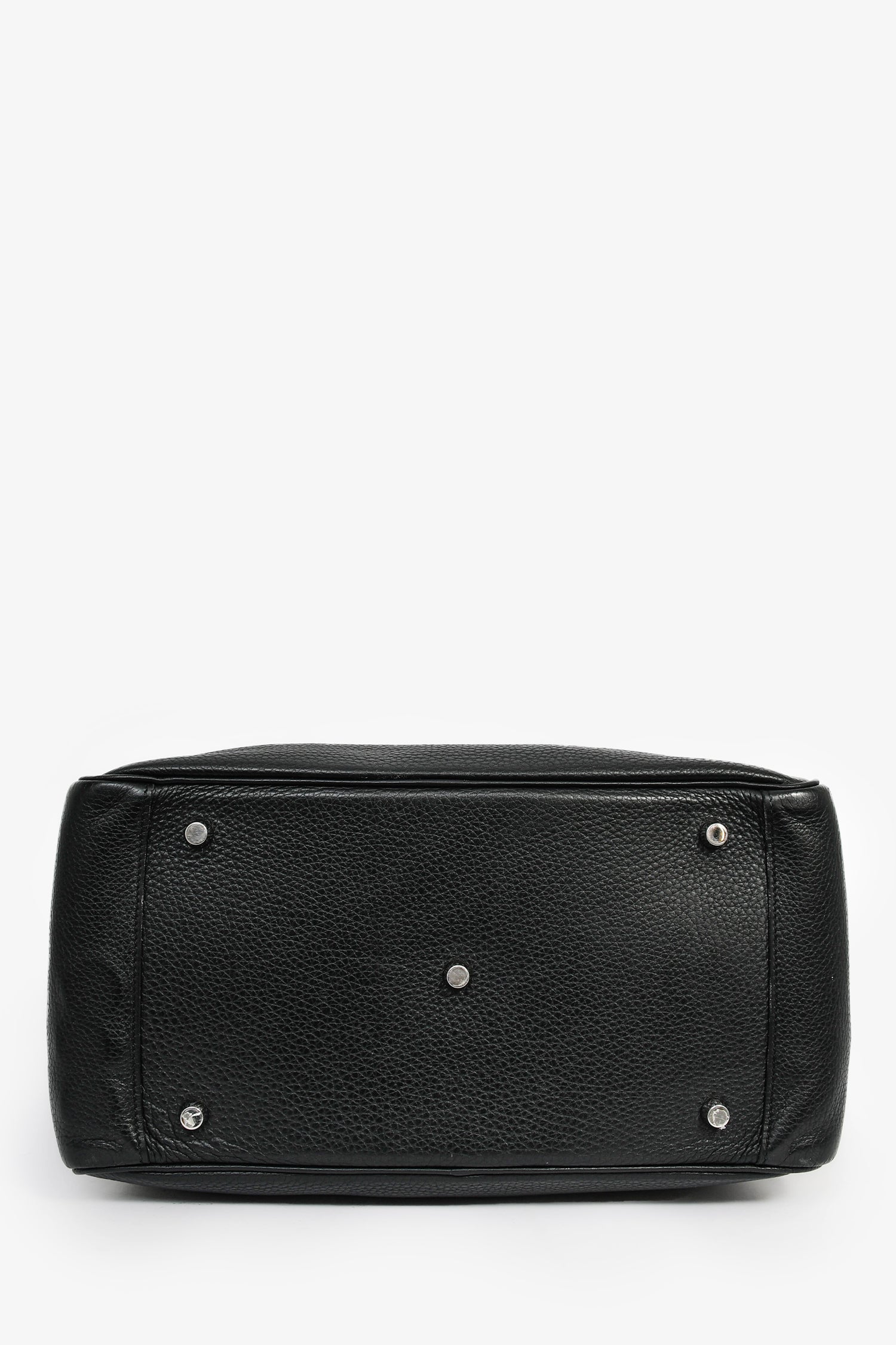 Hermès 2015 Black Clemence Leather Lindy 34
