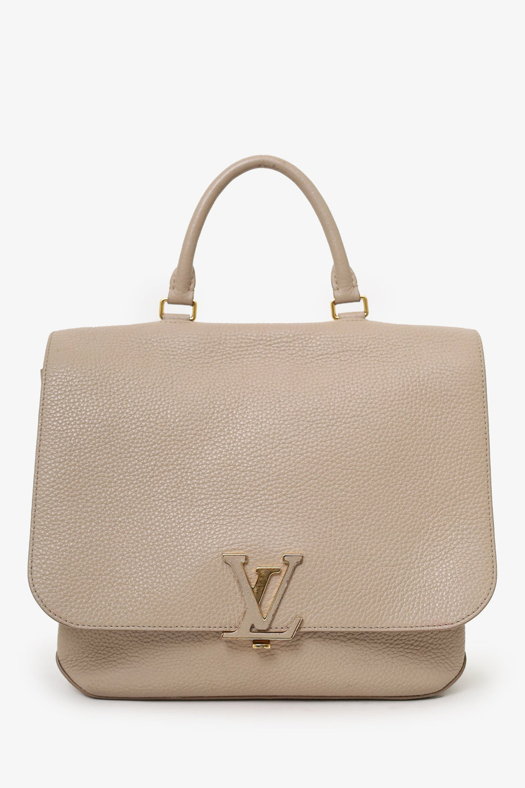 Louis Vuitton 2018 Taupe Leather Taurillon Volta Top Handle