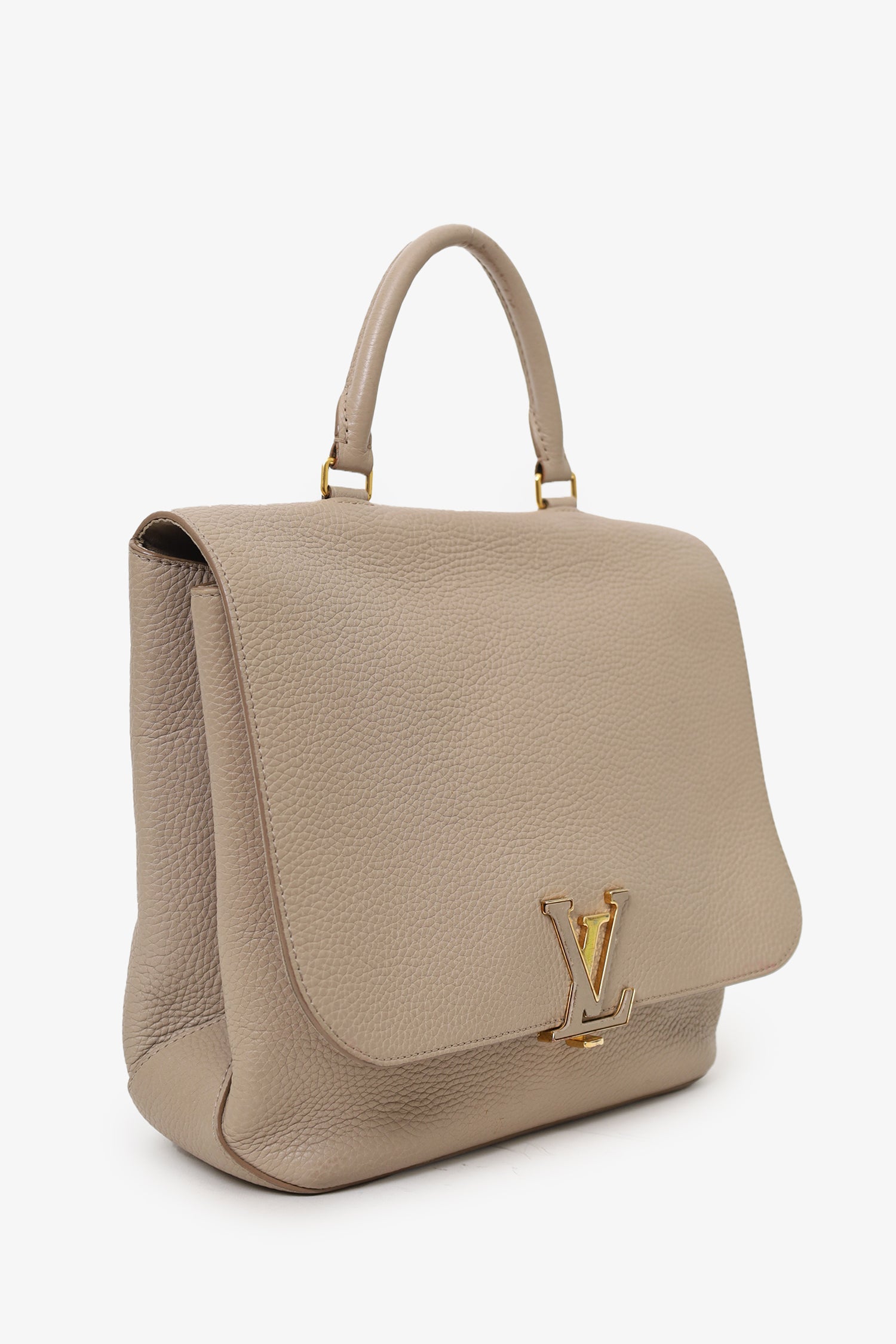 Louis Vuitton 2018 Taupe Leather Taurillon Volta Top Handle