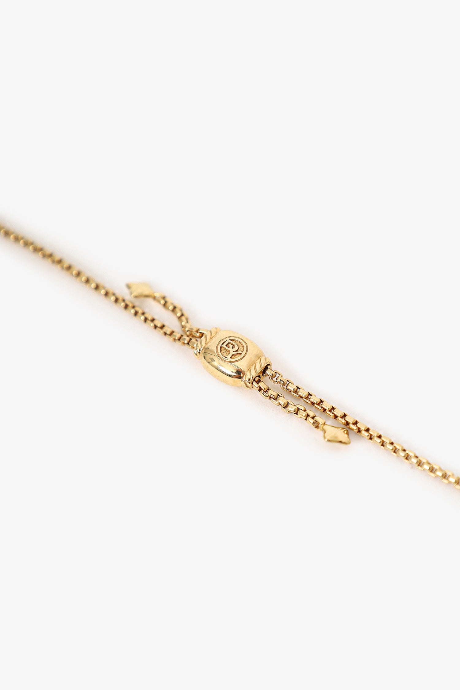 David Yurman 18K Gold Continuance Pendant Necklace