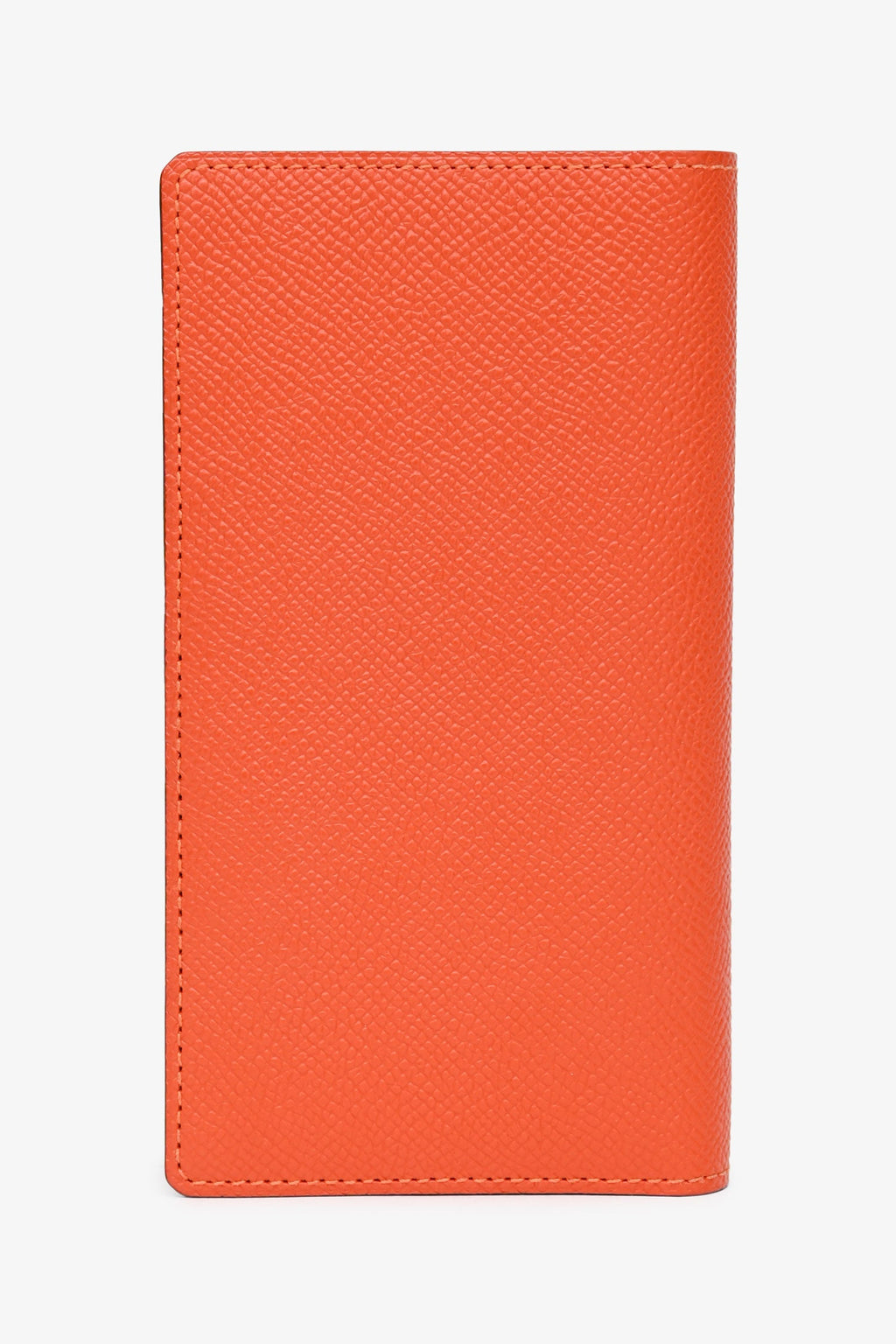 Hermès Orange Epsom Leather Long Bi-Fold Wallet