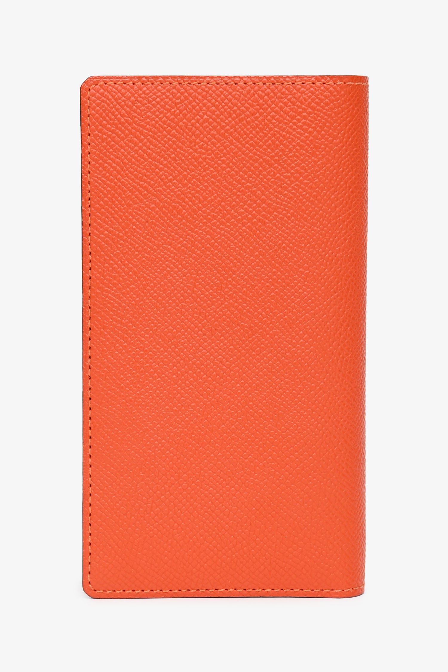 Hermès Orange Epsom Leather Long Bi-Fold Wallet