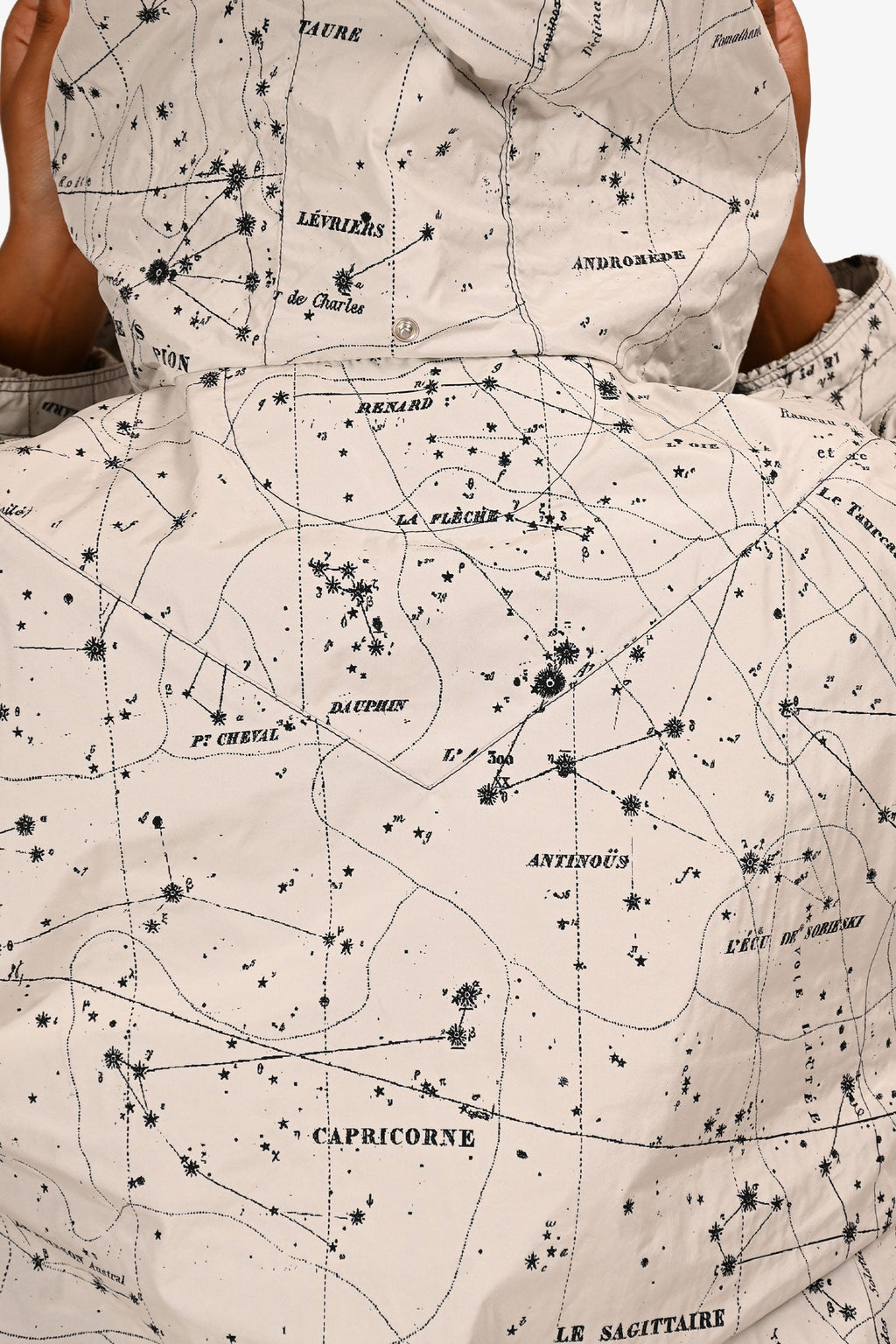 Christian Dior White/Black Astronomy Patterned Anorak Size XS