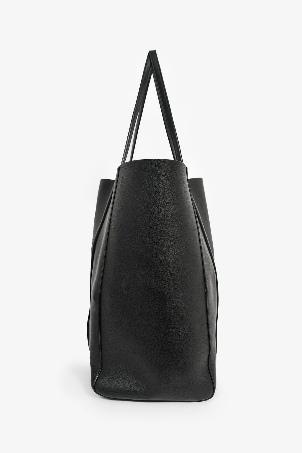 Balenciaga Black/White Logo Tote Bag