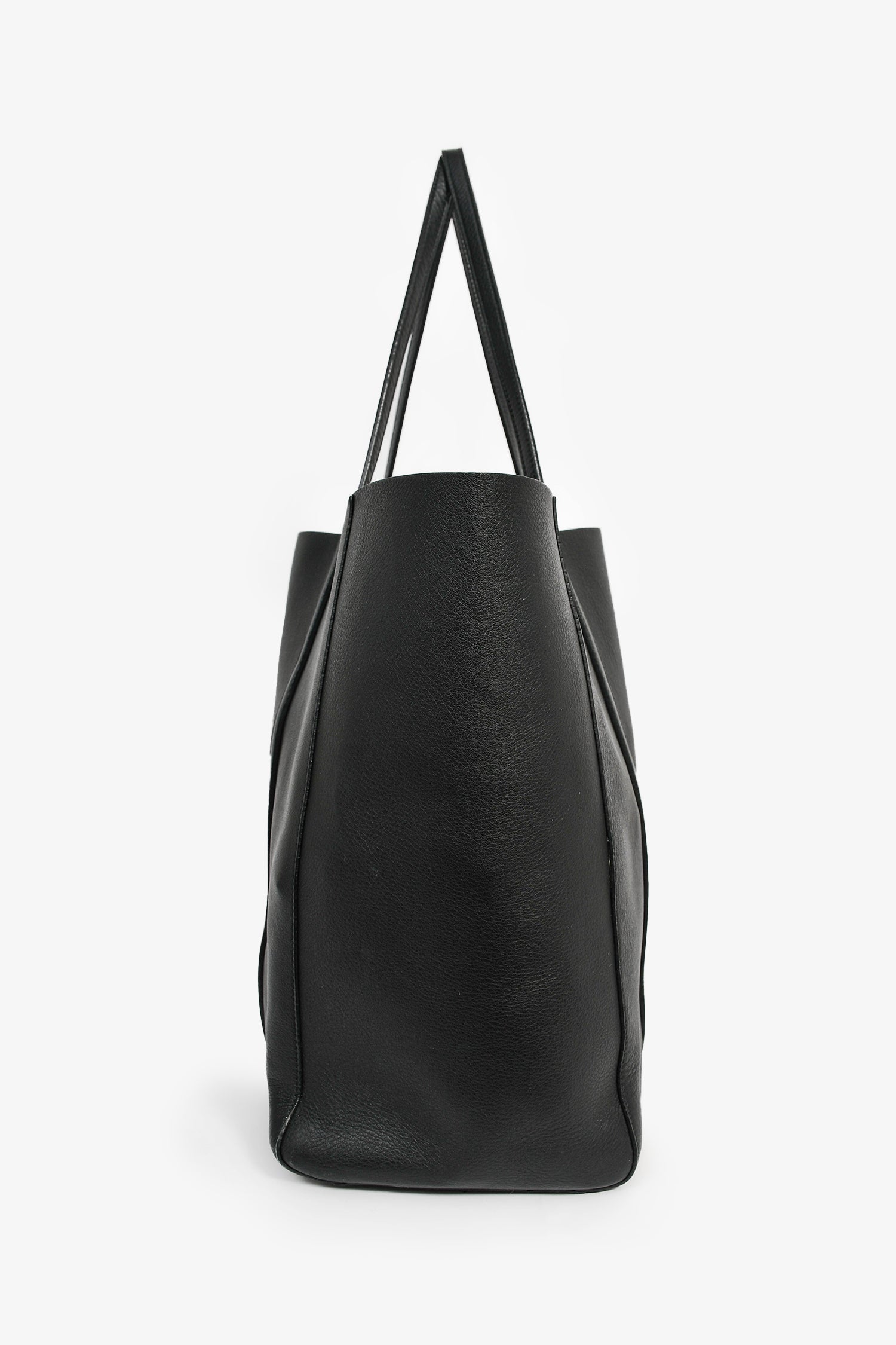Balenciaga Black/White Logo Tote Bag