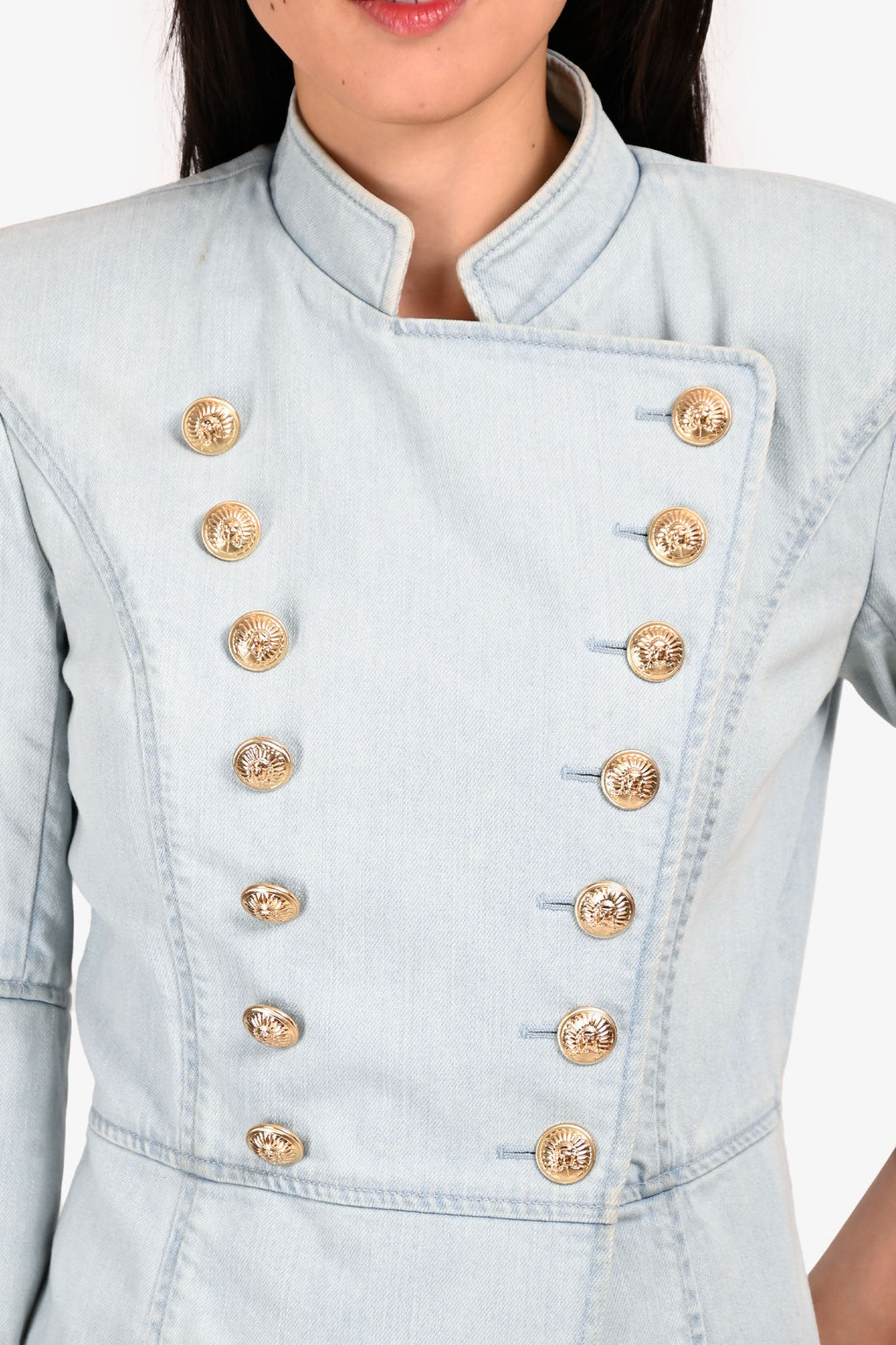 Balmain Light Denim Jacket Size 36