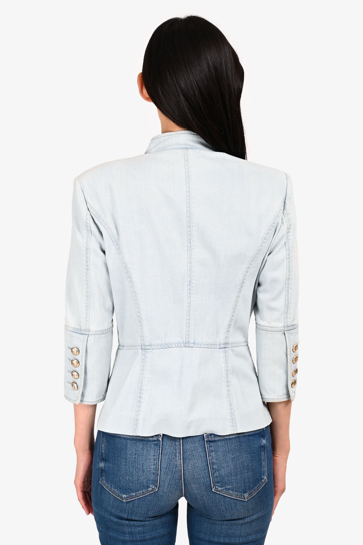Balmain Light Denim Jacket Size 36