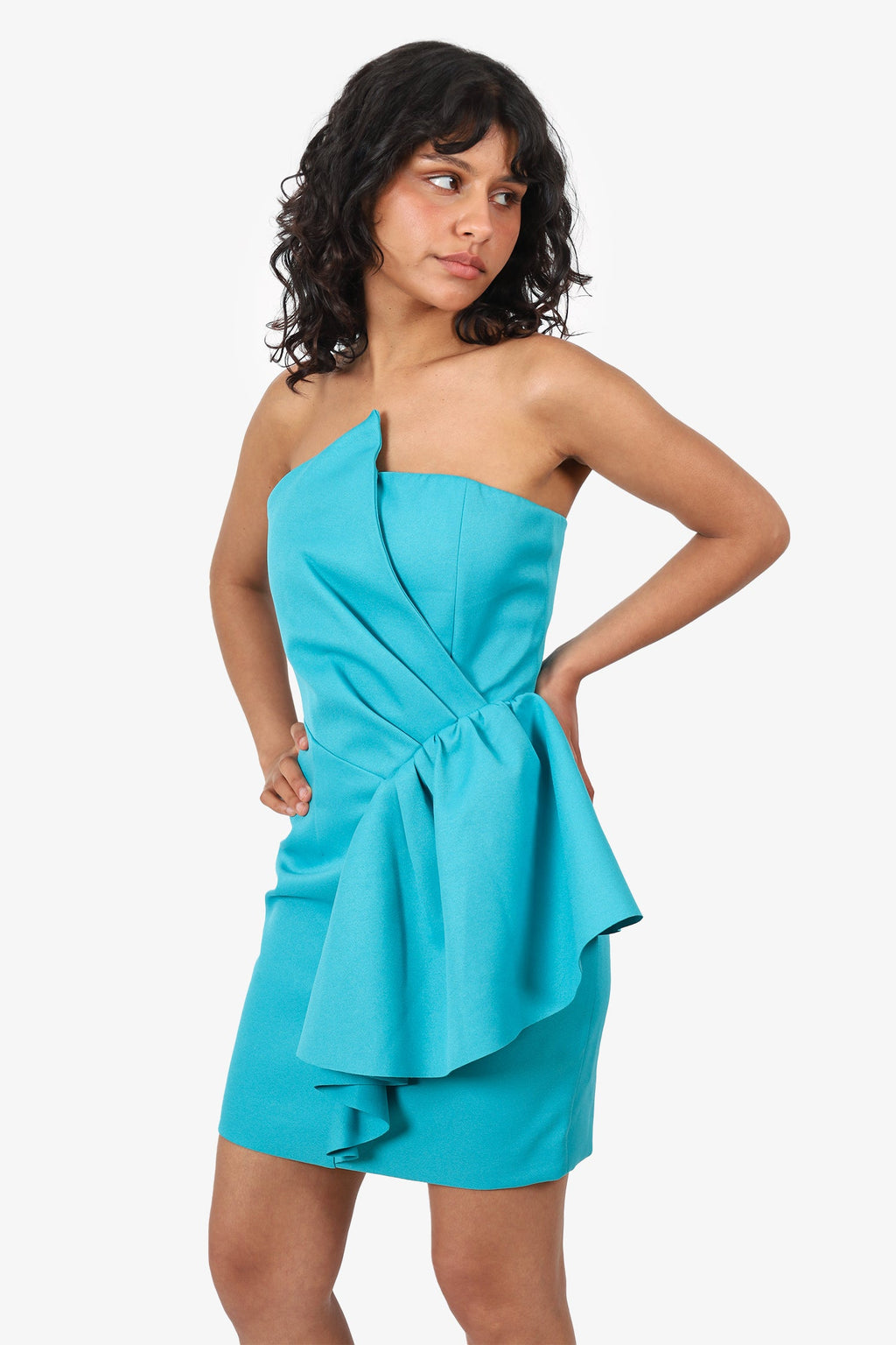 Elliatt Turquoise 'Catarina' Mini Dress Size XS