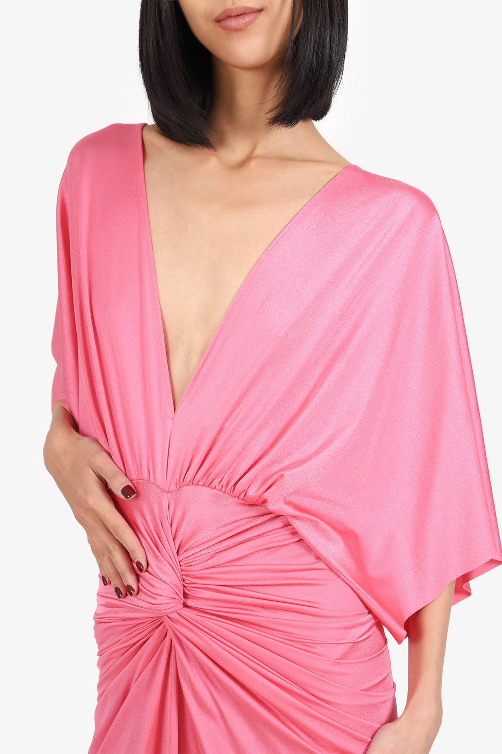 Baobab Pink V-Neck 'Mia' Mini Dress Size XS