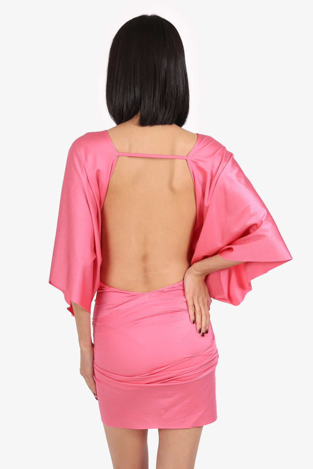 Baobab Pink V-Neck 'Mia' Mini Dress Size XS
