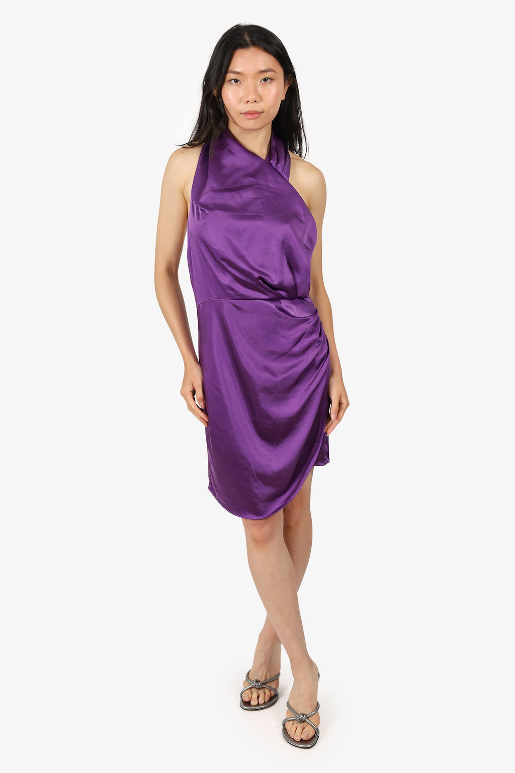 Elliatt Purple Halter 'Malaya' Mini Dress Size M