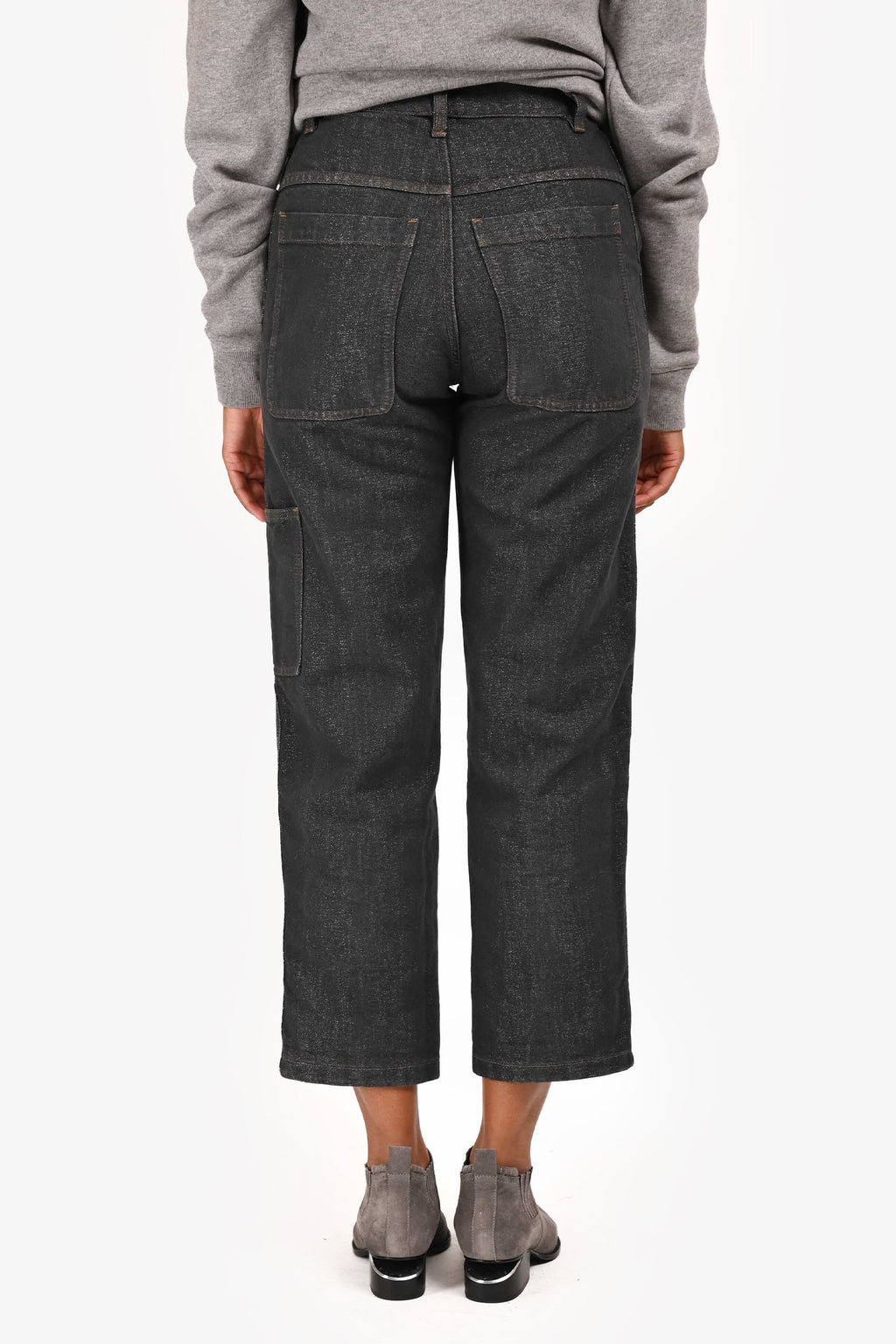 Brunello Cucinelli Grey Sparkle Jeans Estimated Size 24