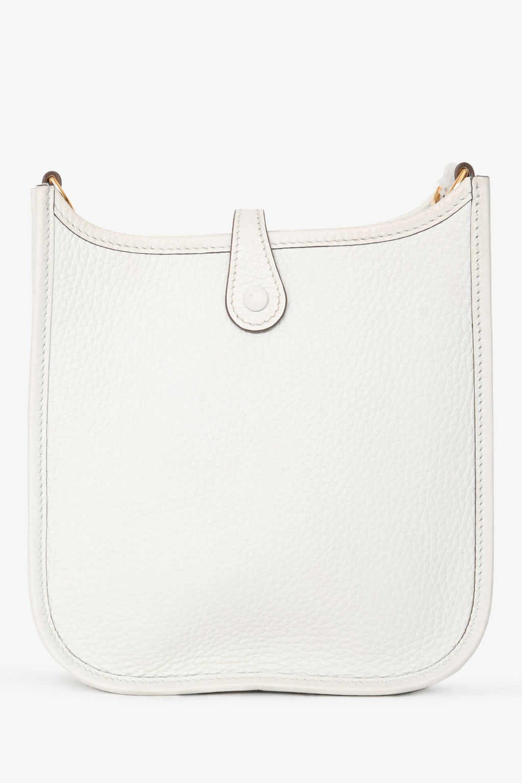 Hermès 2024 Blanc Clemence Leather Evelyne TPM
