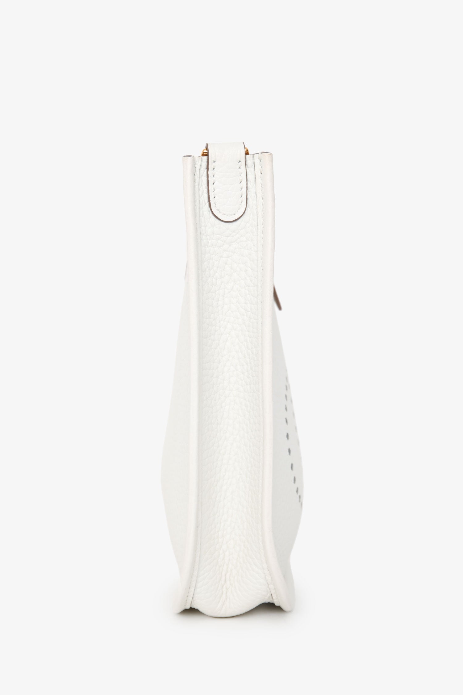 Hermès 2024 Blanc Clemence Leather Evelyne TPM